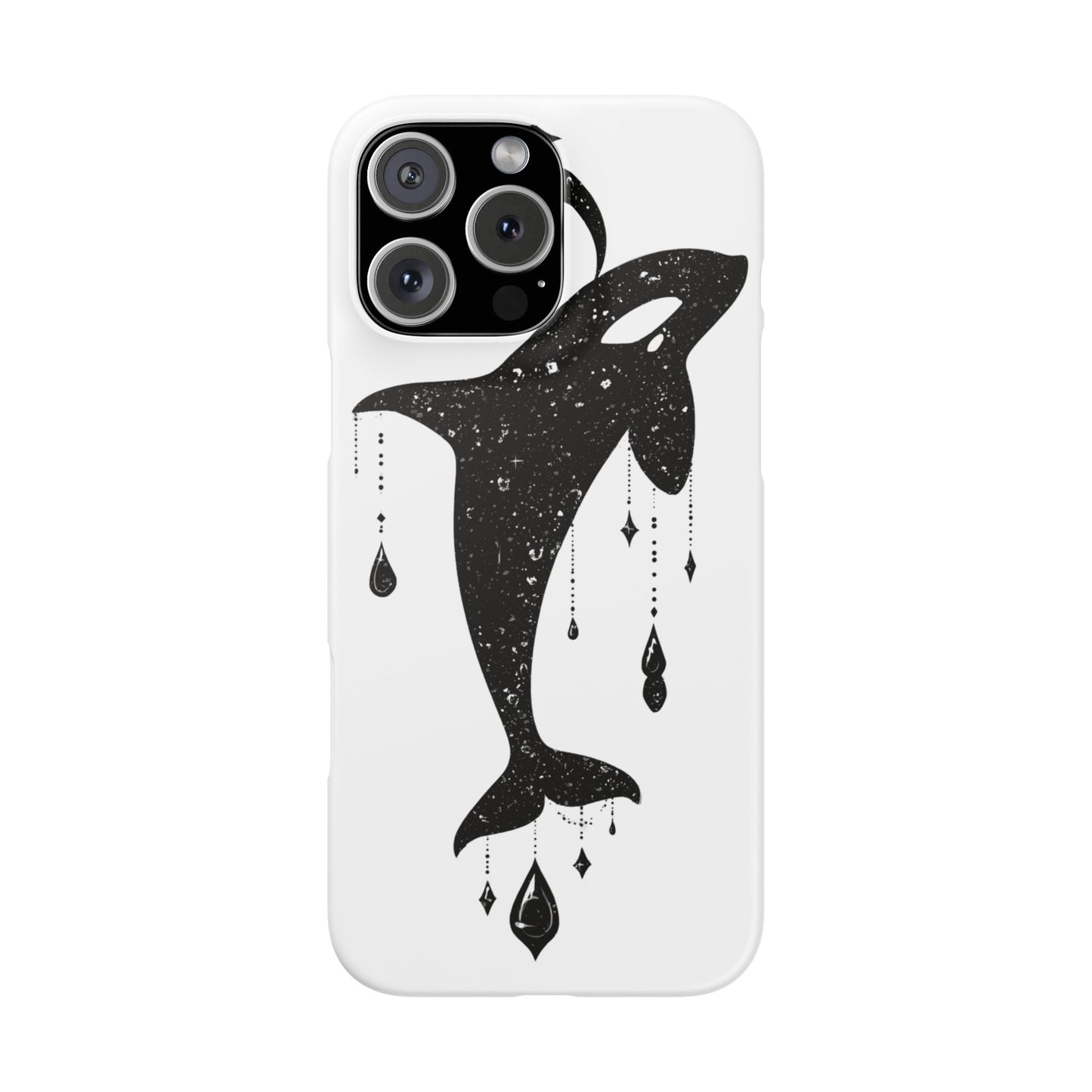Celestial Orca Snap Case | Phone Cover, Whale Lover Gift, Cosmic Decor, Unique Art, Ocean Vibe