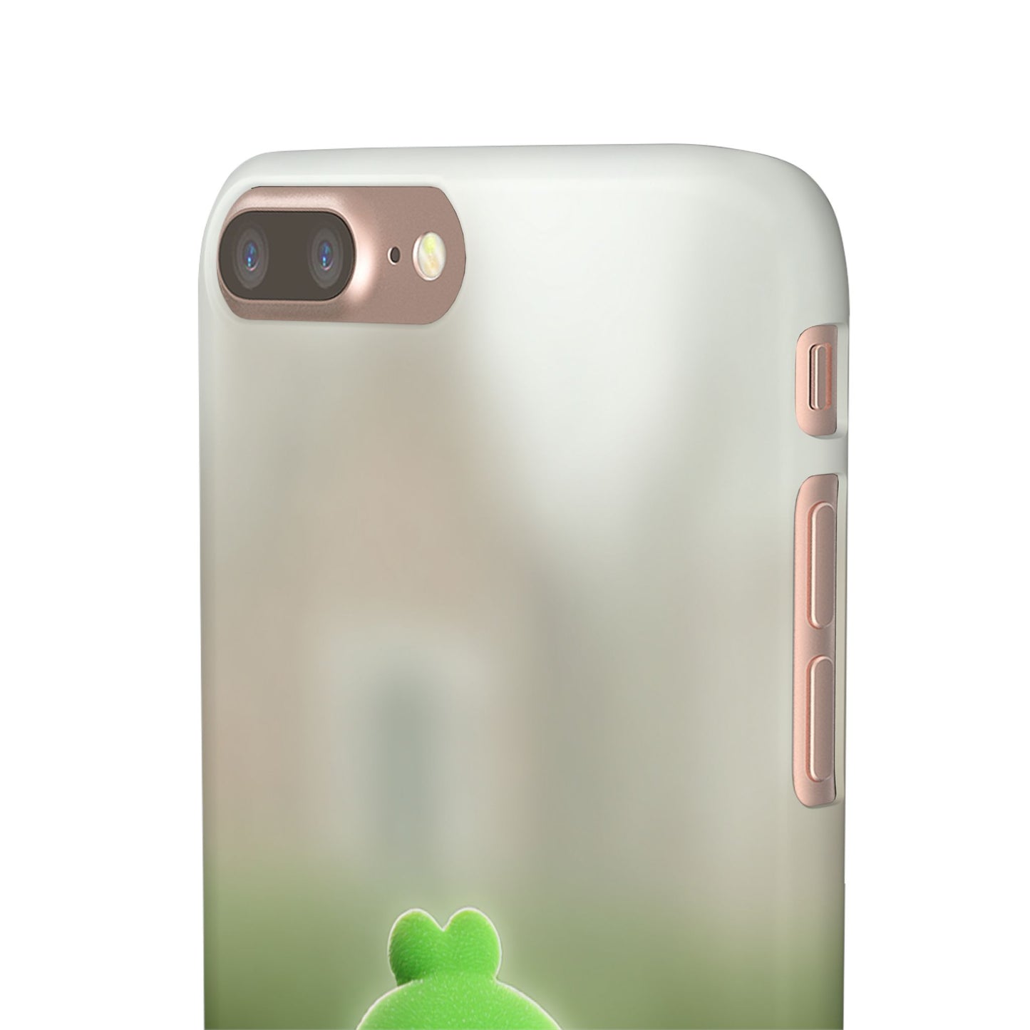 Cute Green Creature Phone Case, Snap Cases, Green Monster Phone Cover, Fun Phone Accessory, Playful Gift for Kids
