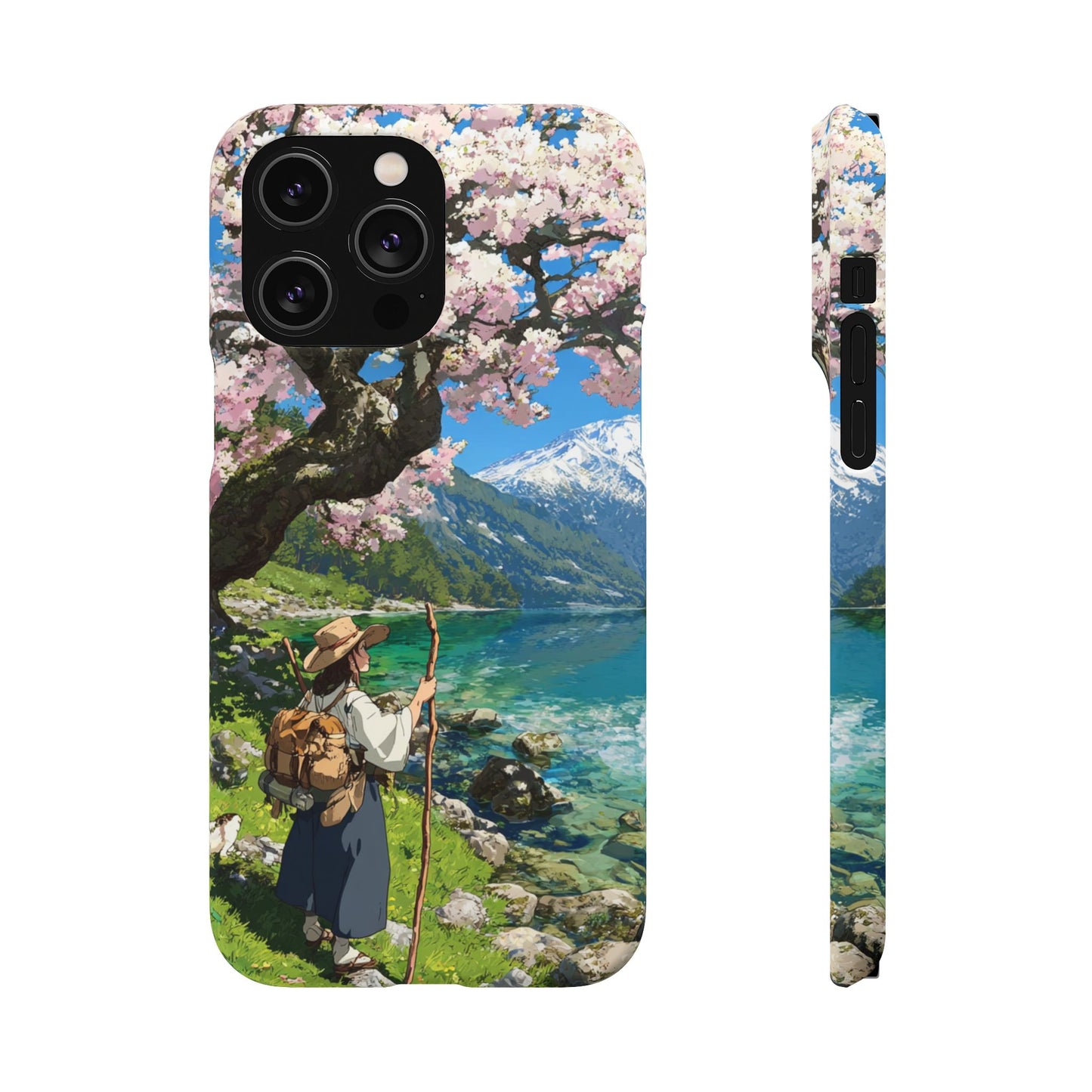 Nature-Inspired Snap Cases for Phone Protection, Floral Phone Covers, Cherry Blossom Aesthetic, Gifts for Nature Lovers, Spring Accessories