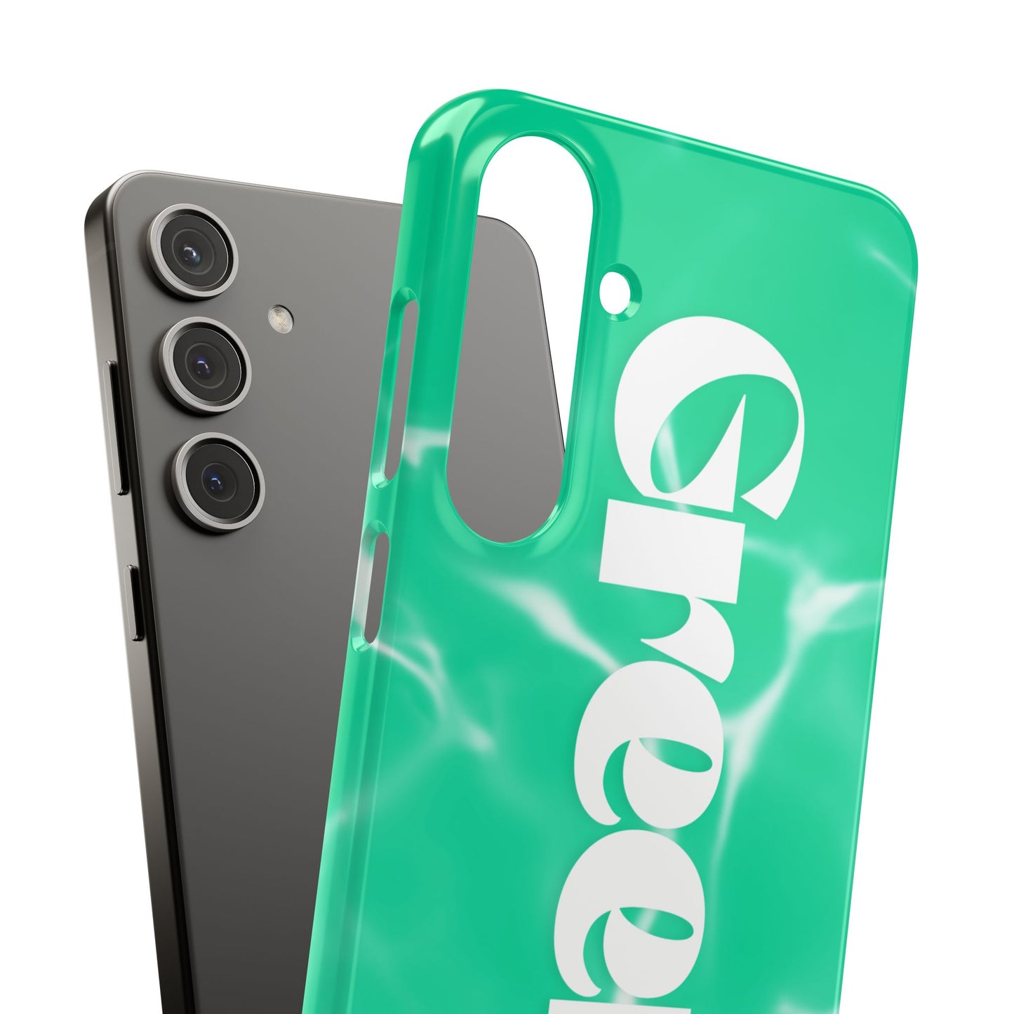 Aqua Pool Vibe Snap Case, Tropical Phone Cover, Summer Accessory, Trendy Gift for Friends, Beach Lover's Essential