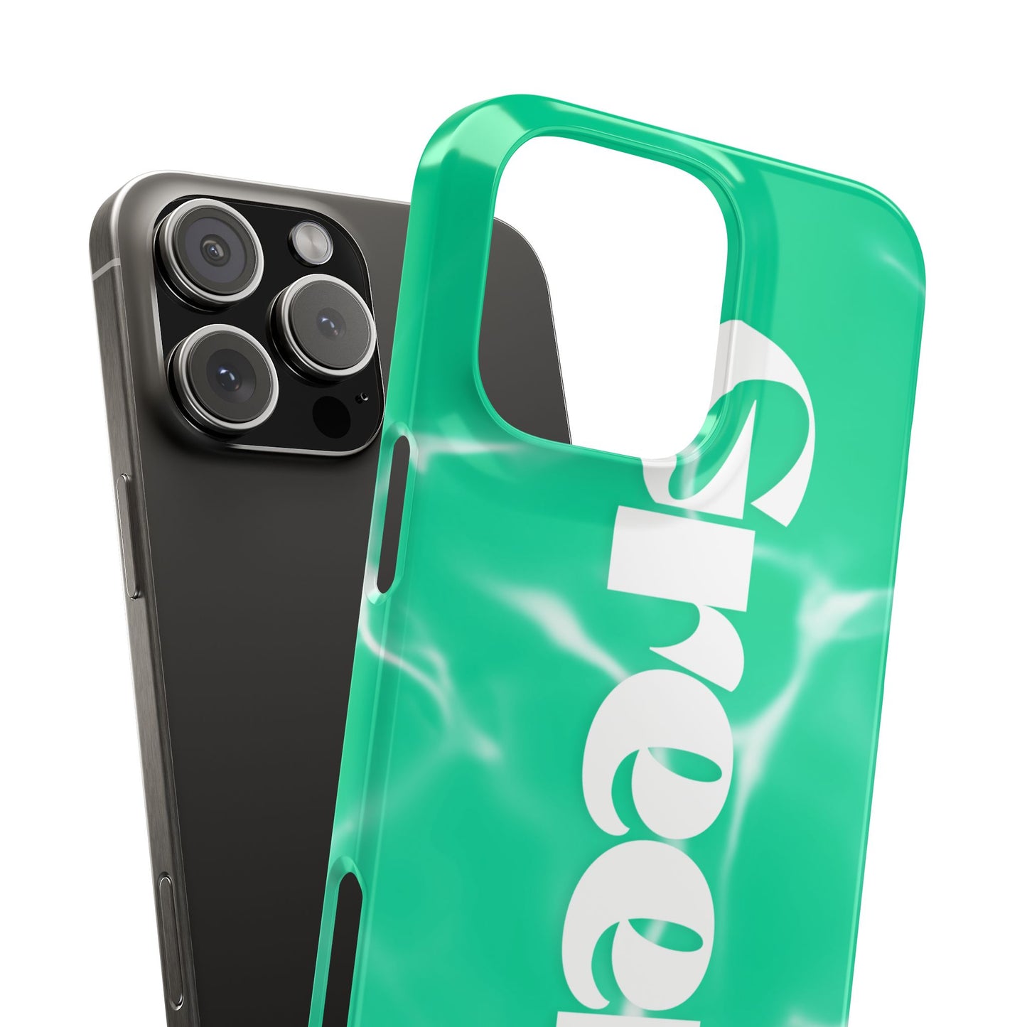 Aqua Pool Vibe Snap Case, Tropical Phone Cover, Summer Accessory, Trendy Gift for Friends, Beach Lover's Essential