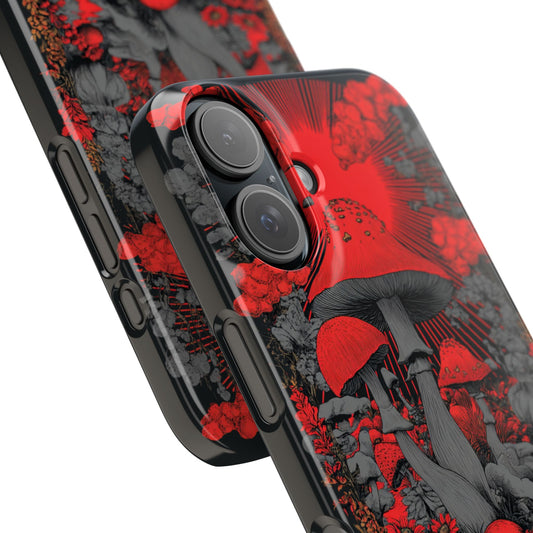 Fantasy Mushroom Snap Case Custom Phone Cover for iPhone and Samsung Mate and Glossy Avvialable