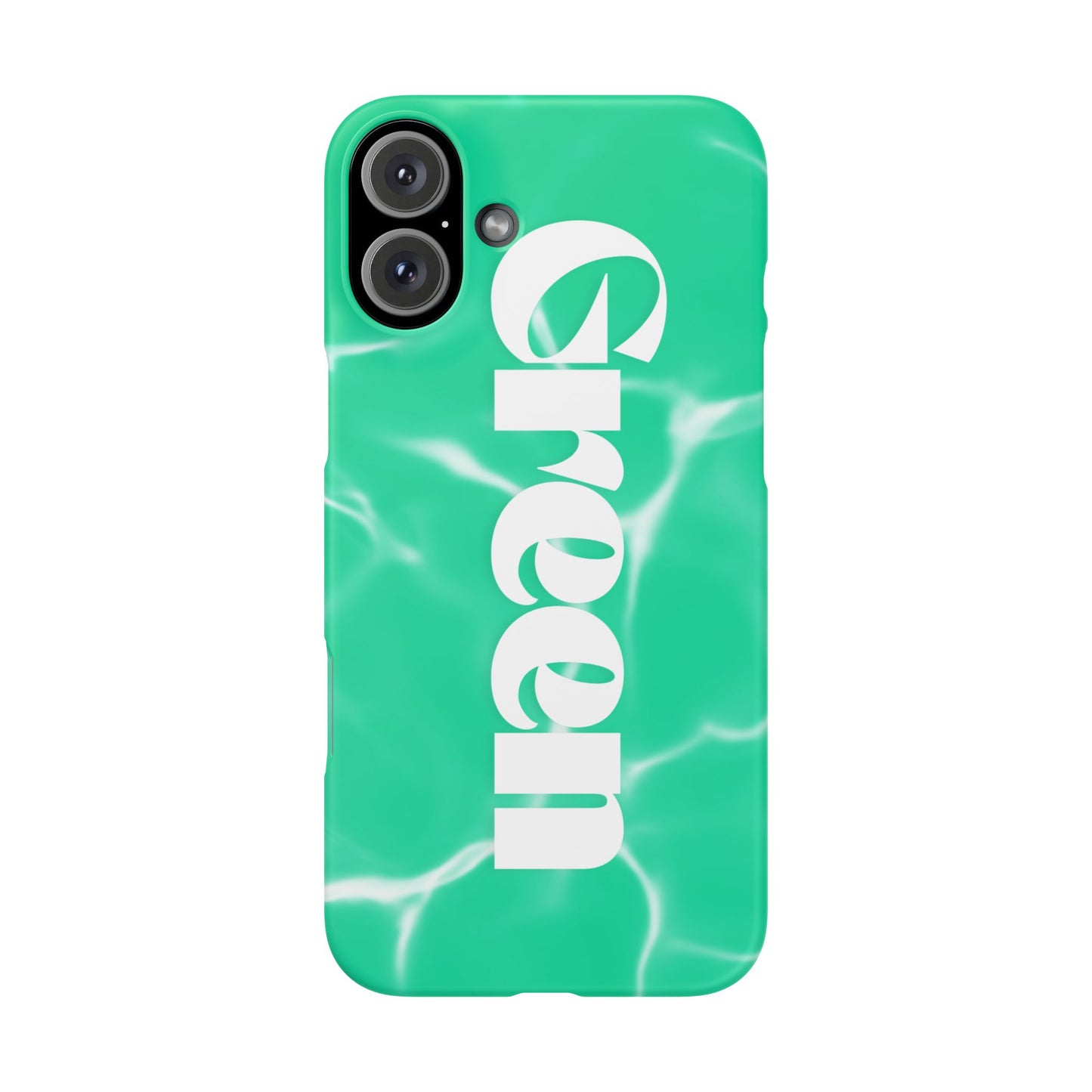 Aqua Pool Vibe Snap Case, Tropical Phone Cover, Summer Accessory, Trendy Gift for Friends, Beach Lover's Essential