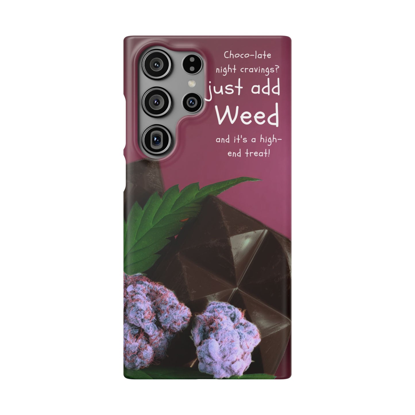 High-End Treat Snap Cases for Weed Enthusiasts Iphone and Samsung Phone Cover