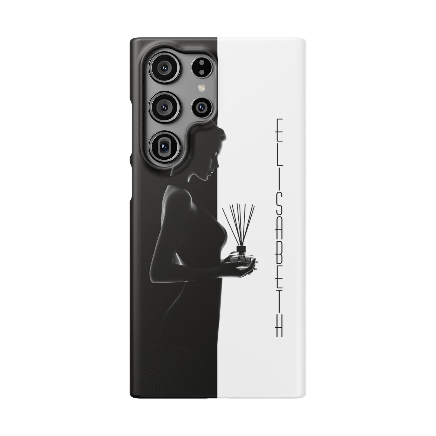 Custom Black and White Snap Case for Women Phone Cover for iPhone and Samsung