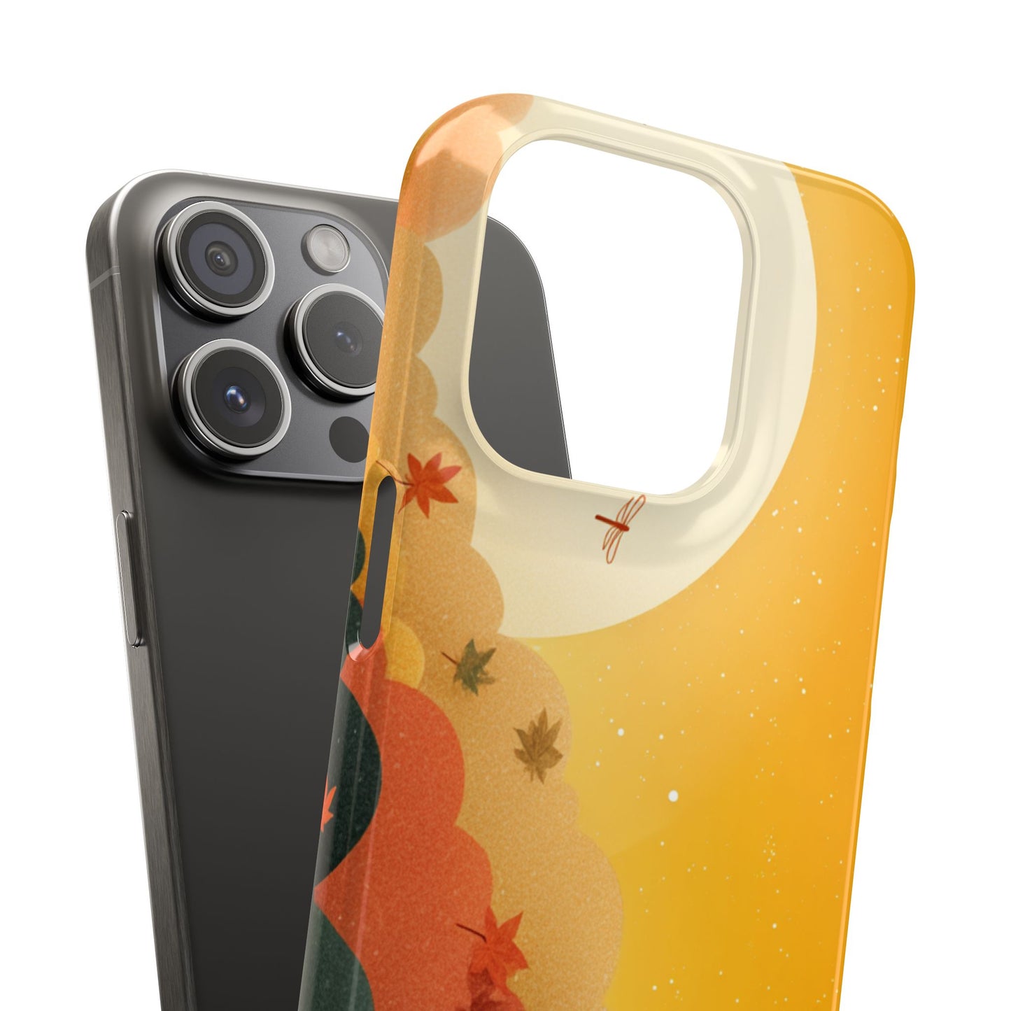 Autumn Sunset Snap Case, Fall Phone Cover, Nature-Themed Accessory, Gift for Her, Seasonal Aesthetic