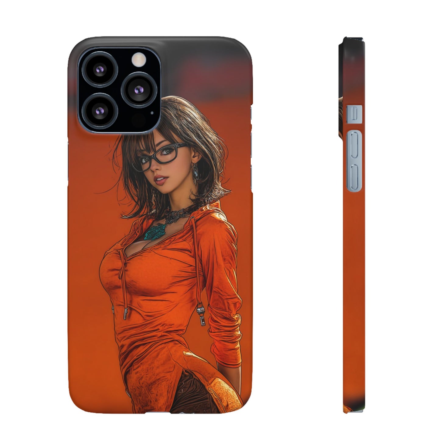 Velma Dinkley Cleveland Browns Fan Snap Cases, Phone Cover, Cartoon Style Art, Custom Case, Protective Shell