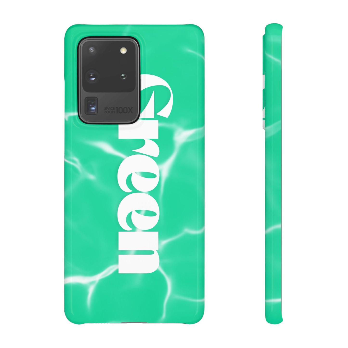 Aqua Pool Vibe Snap Case, Tropical Phone Cover, Summer Accessory, Trendy Gift for Friends, Beach Lover's Essential