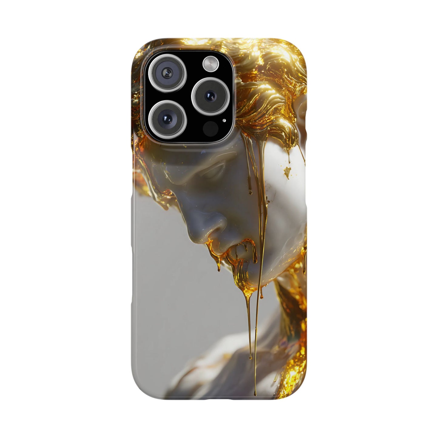 Gold Goddess Art Snap Case, Artistic Phone Cover, Unique Phone Accessory, Gift for Art Lovers, Stylish Protection