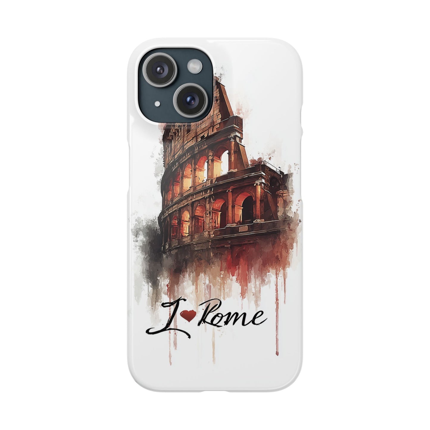I Love Rome Snap Cases, Urban Phone Covers, Travel Accessories, Gift for Travelers, City Love Merch