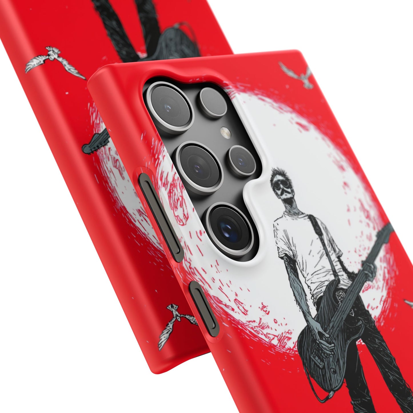 Rock & Roll Snap Cases - Music Lover's Phone Protection, Edgy Art, Gift for Guitarists, Cool Accessory for Teens