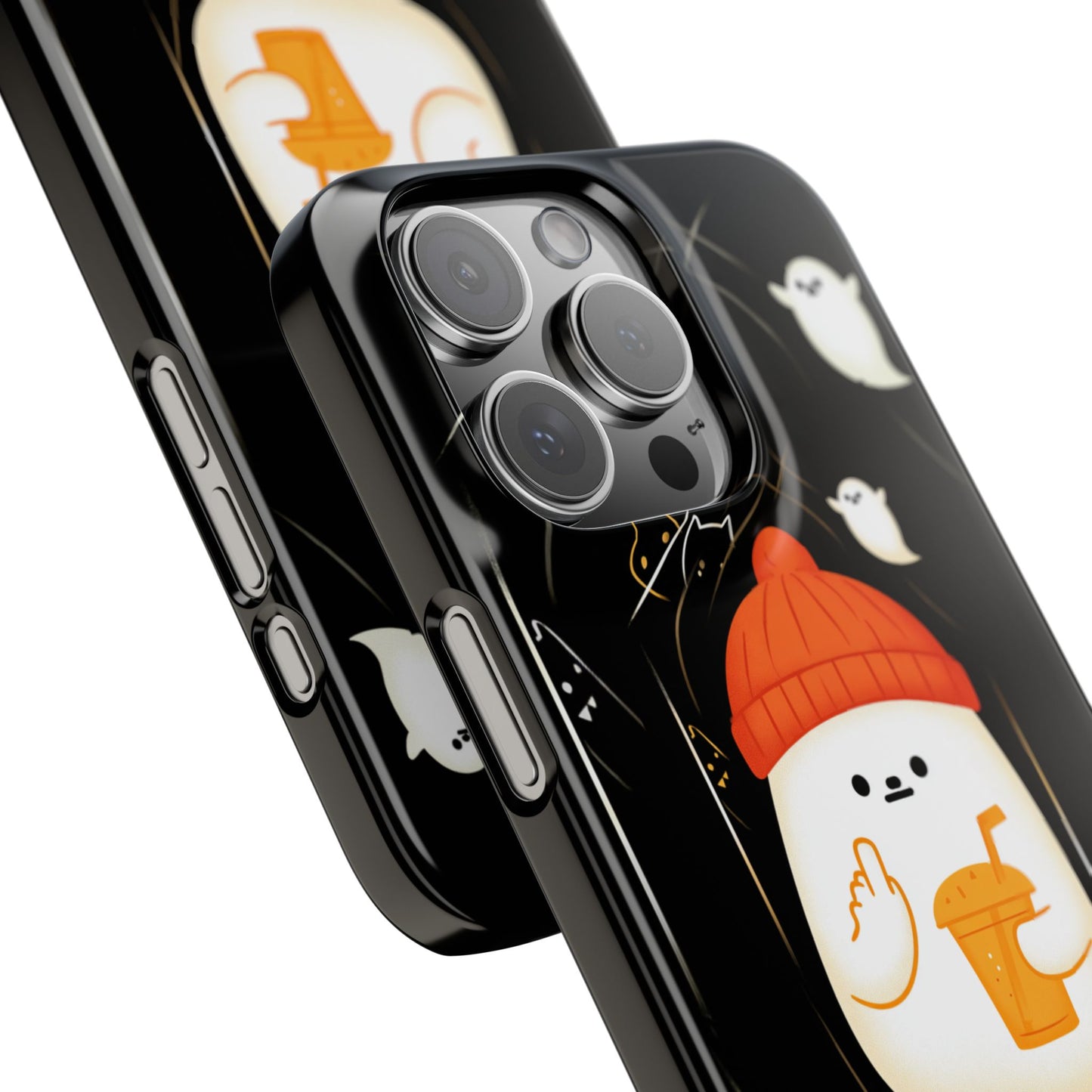 Spook You Halloween Ghost Snap Case Kawaii Protective Phone Cover for iPhone and Samsung