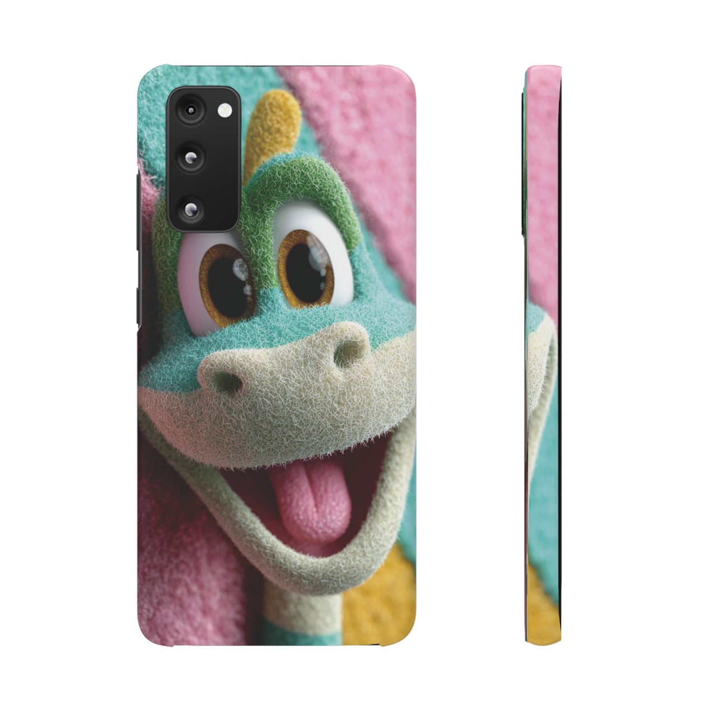 Fun Dino Snap Case for Kids | Cute Phone Cover | Colorful Mobile Accessory | Birthday Gift | Child's Tech Style