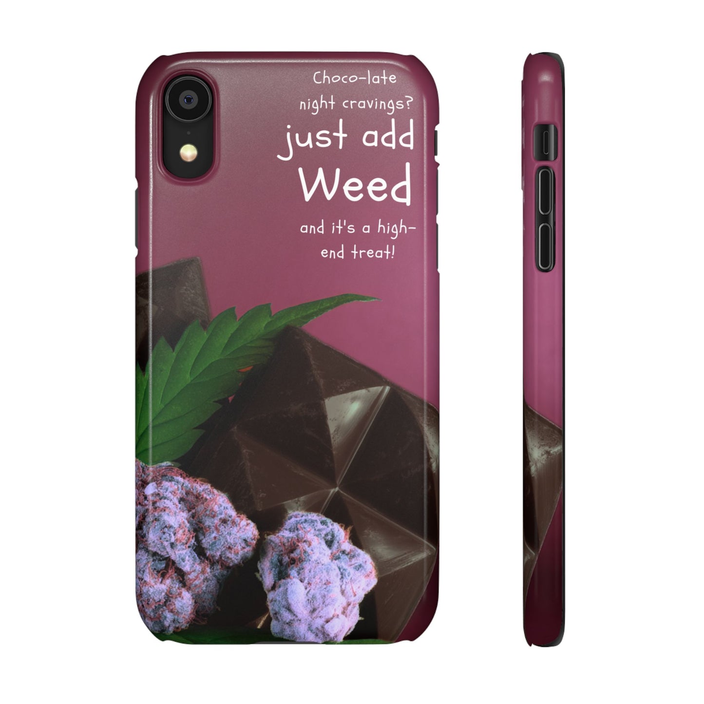 High-End Treat Snap Cases for Weed Enthusiasts Iphone and Samsung Phone Cover