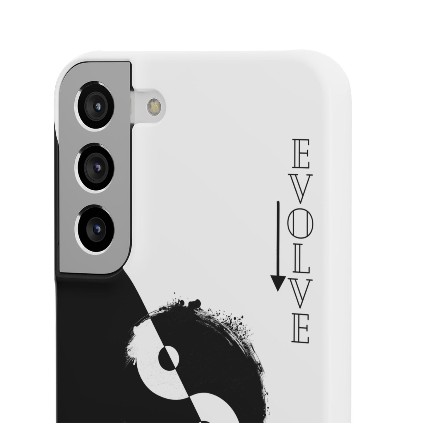 Yin Yang Evolve Black and White Snap Case Cover for iPhone and Samsung