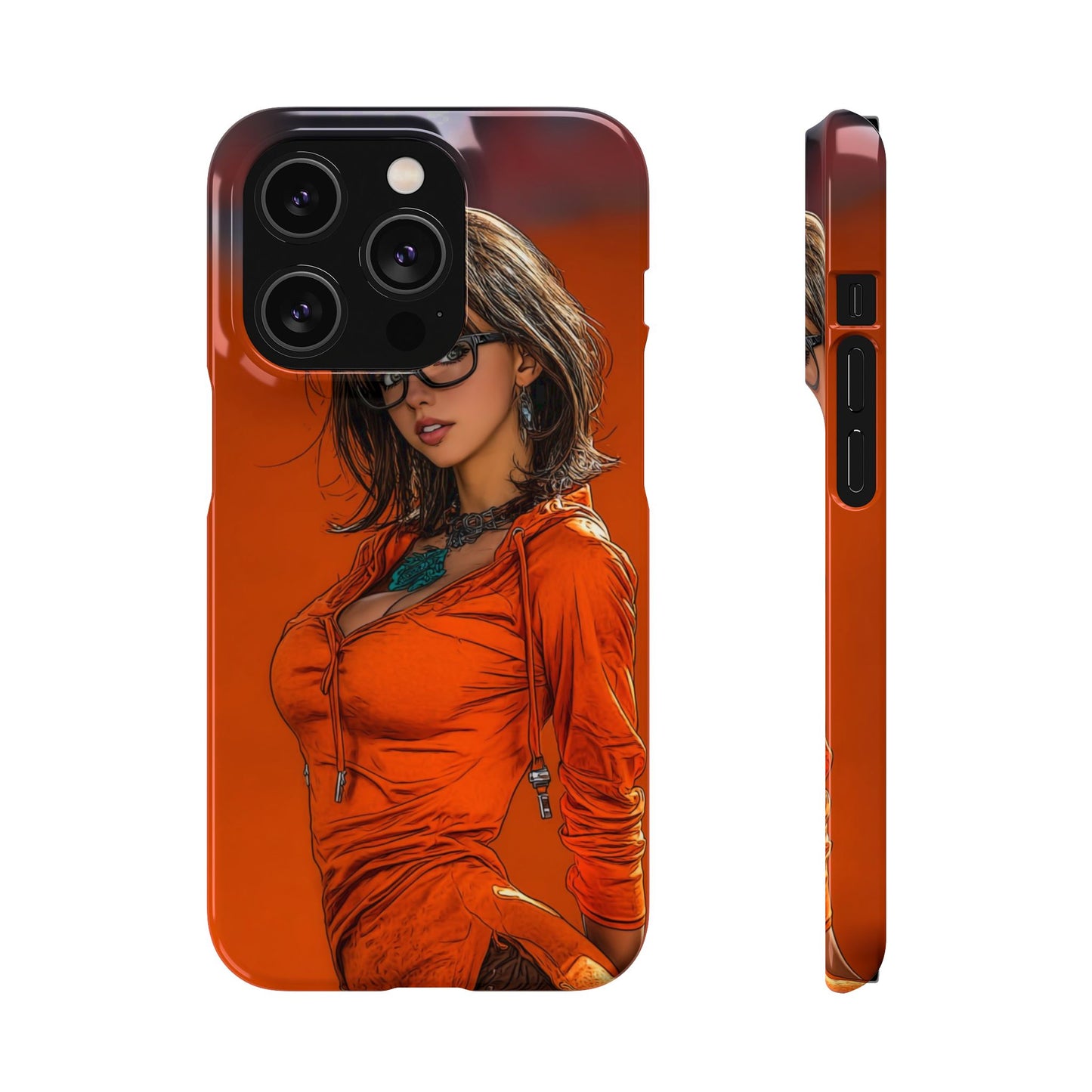 Velma Dinkley Cleveland Browns Fan Snap Cases, Phone Cover, Cartoon Style Art, Custom Case, Protective Shell