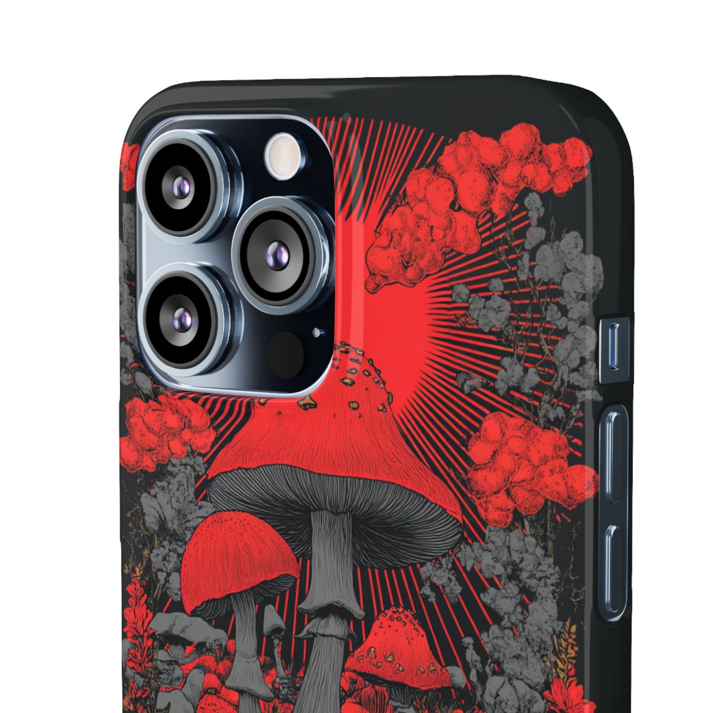 Fantasy Mushroom Snap Case Custom Phone Cover for iPhone and Samsung Mate and Glossy Avvialable