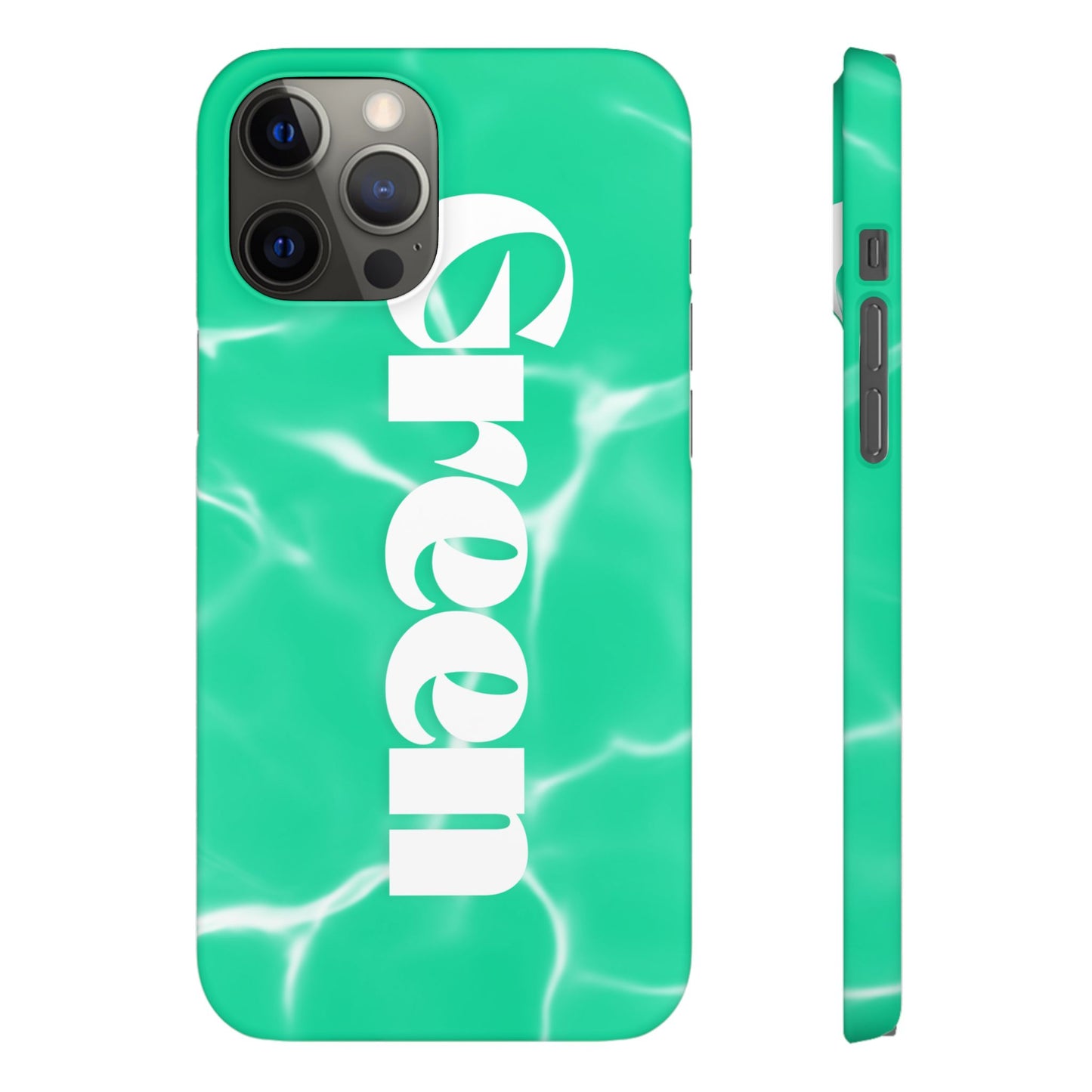 Aqua Pool Vibe Snap Case, Tropical Phone Cover, Summer Accessory, Trendy Gift for Friends, Beach Lover's Essential