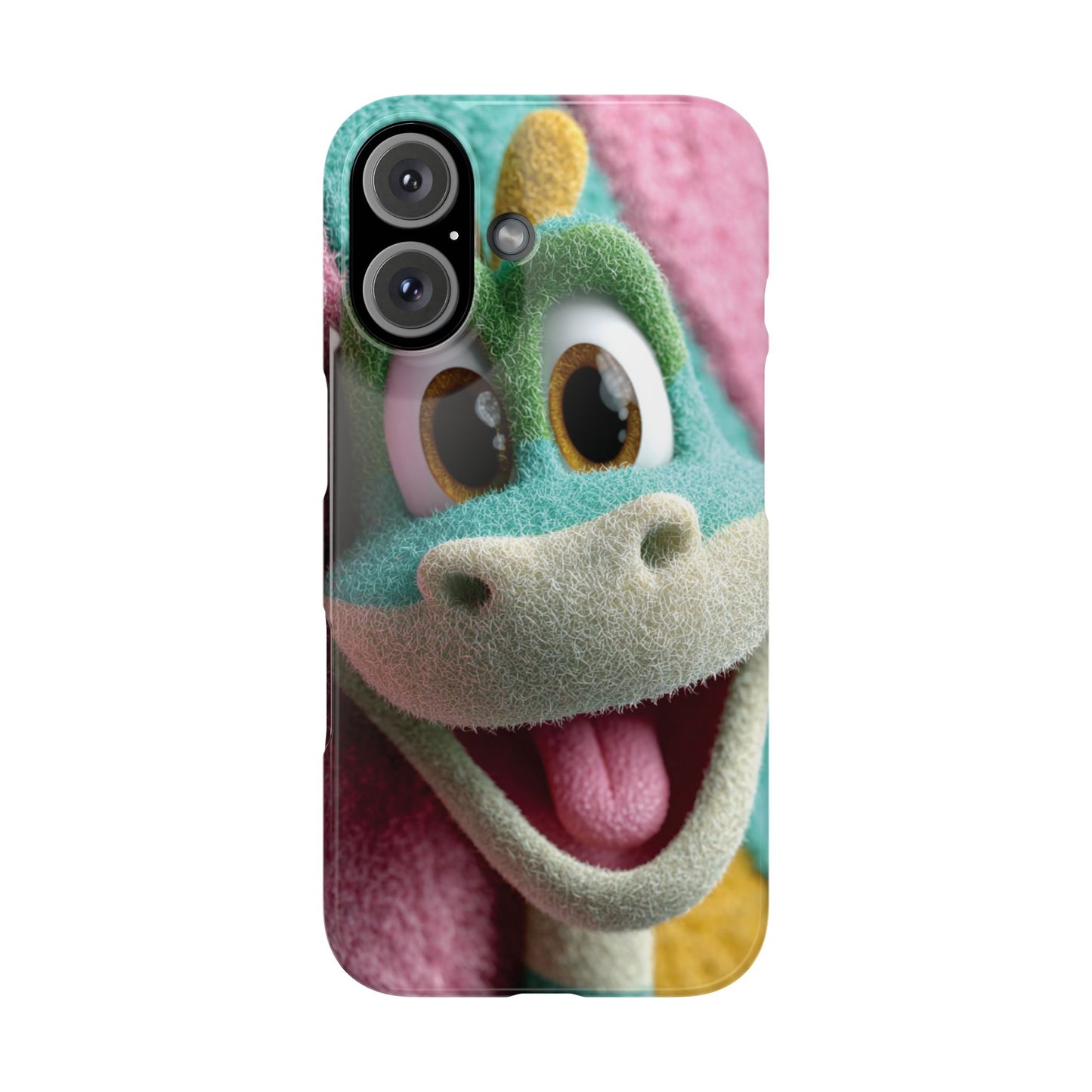 Fun Dino Snap Case for Kids | Cute Phone Cover | Colorful Mobile Accessory | Birthday Gift | Child's Tech Style