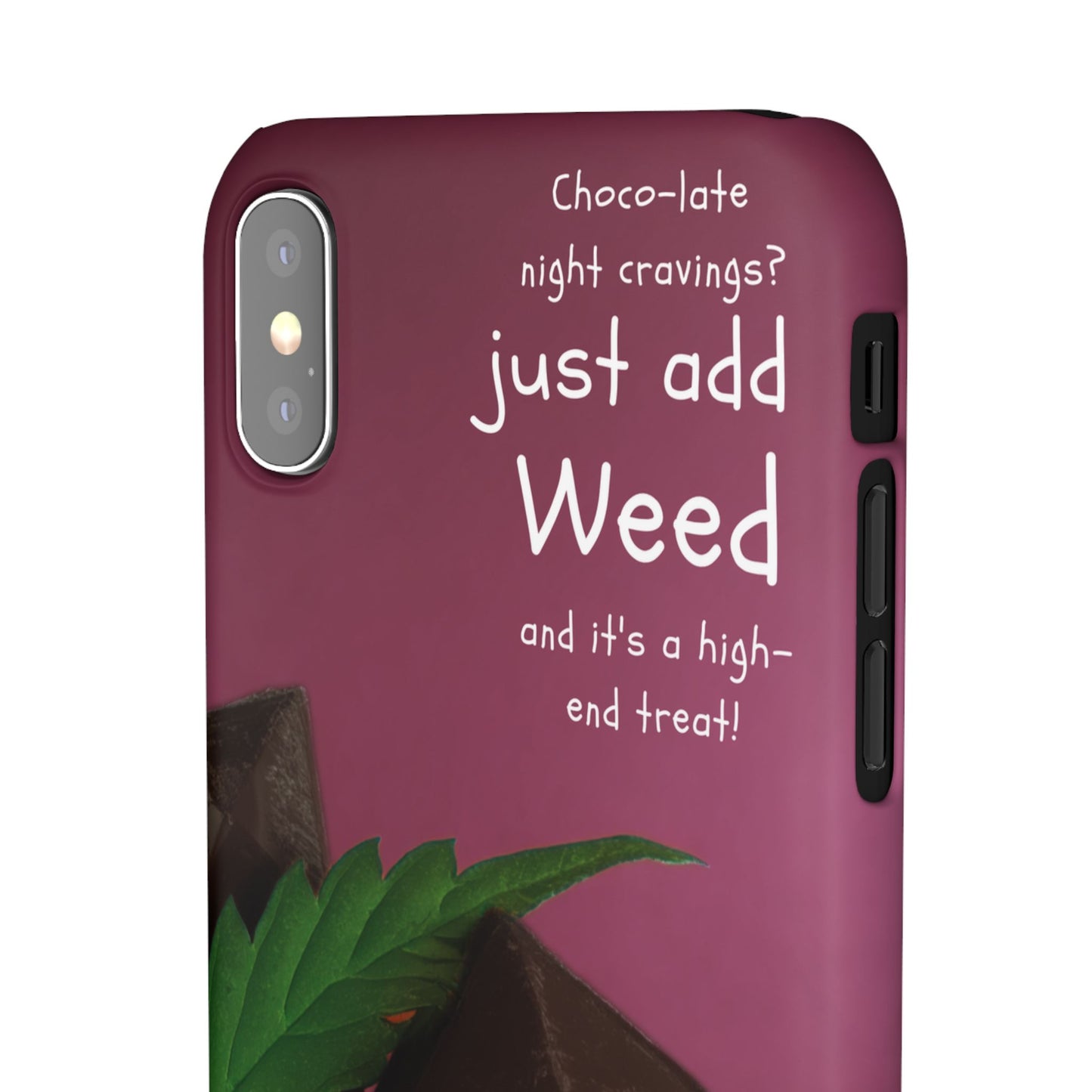 High-End Treat Snap Cases for Weed Enthusiasts Iphone and Samsung Phone Cover