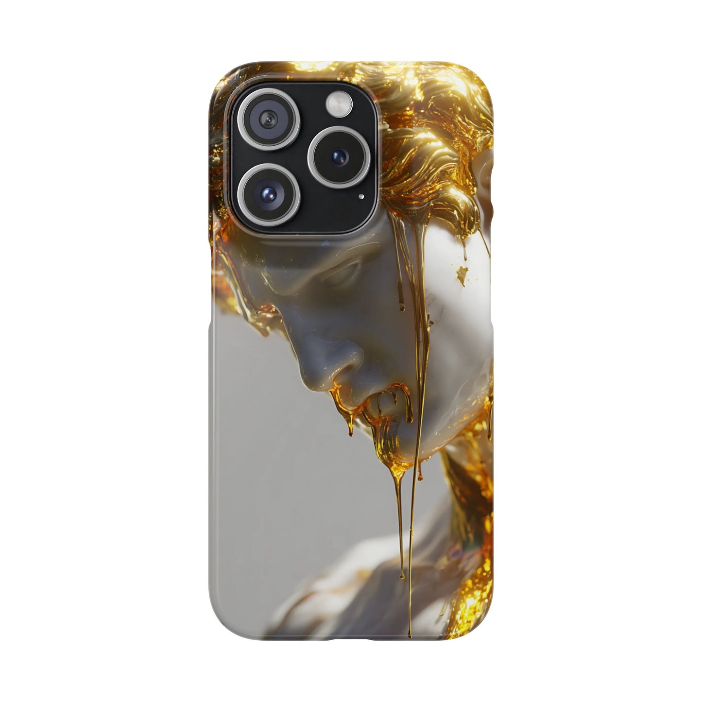 Gold Goddess Art Snap Case, Artistic Phone Cover, Unique Phone Accessory, Gift for Art Lovers, Stylish Protection