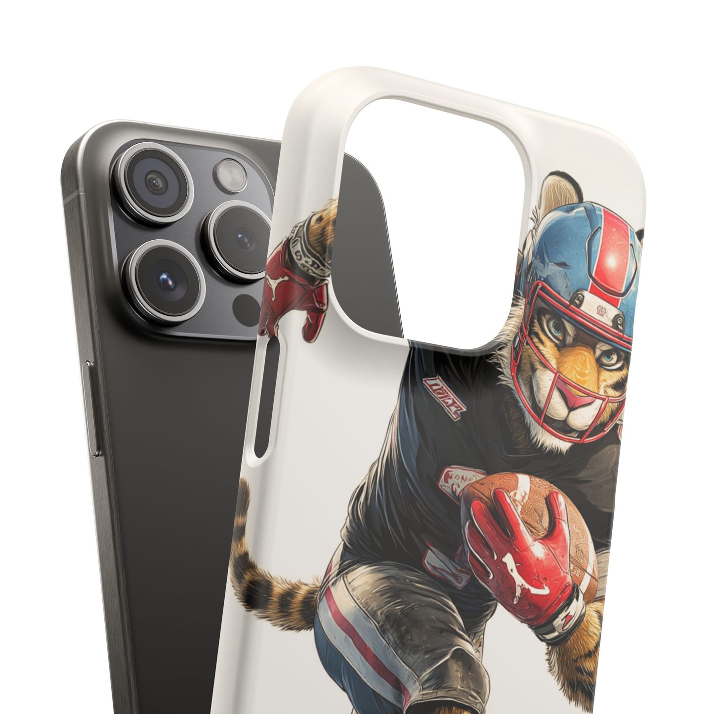 Sporty Animal Snap Cases for Phone, Unique Art, Gift for Sports Lovers, Fun Design for Gamers, iPhone Accessories