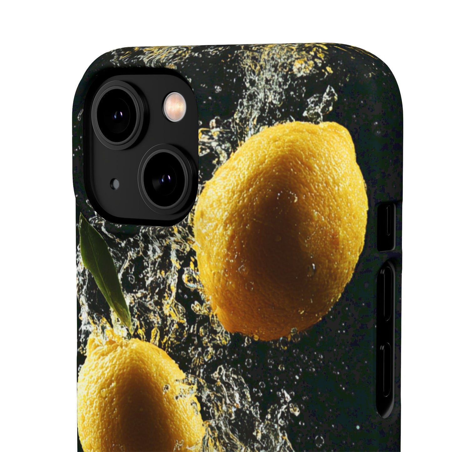 Lemon Splash Phone Case - Vibrant Snap Case, Fruit Lover Gift, Summer Vibes, Kitchen Decor, Unique Phone Accessories