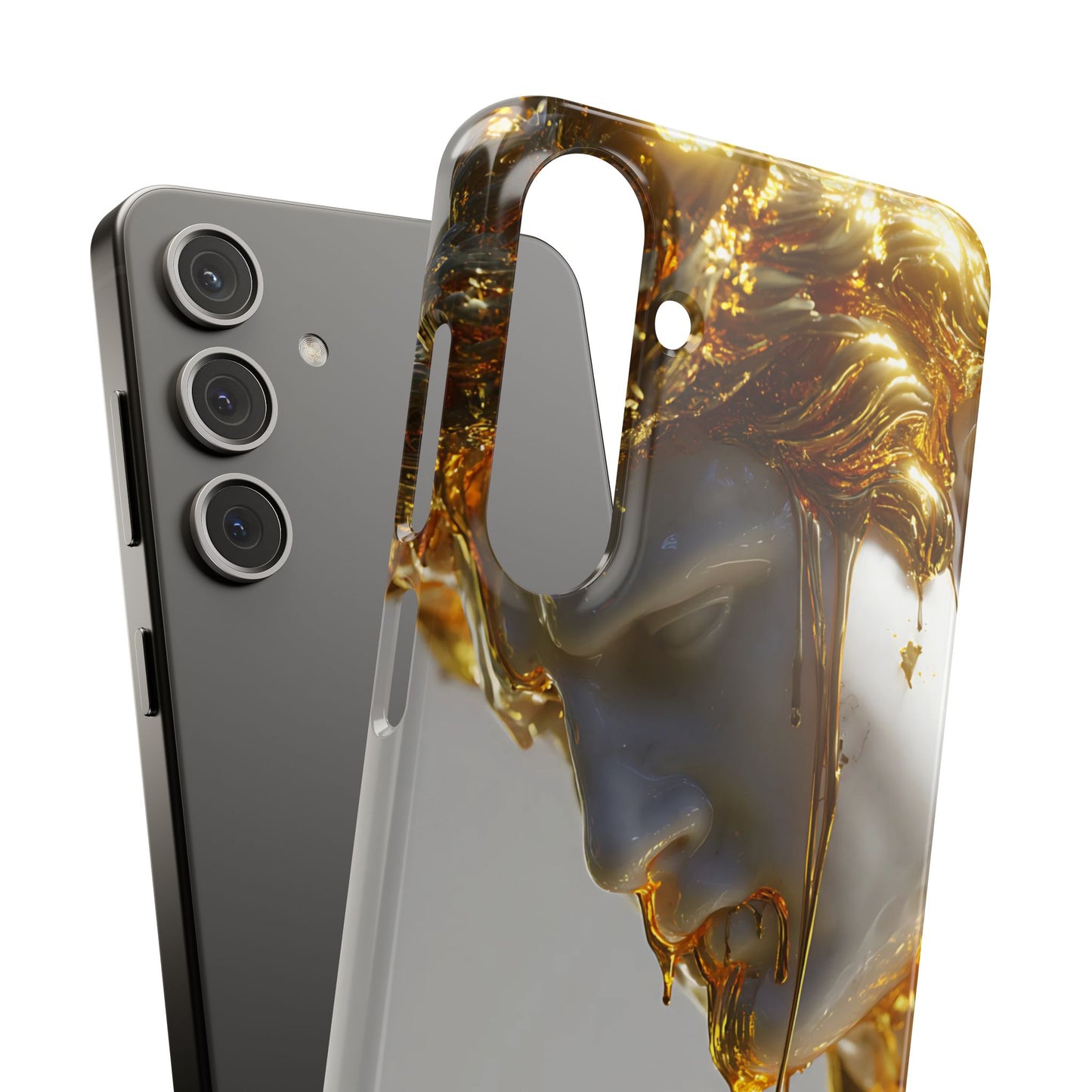 Gold Goddess Art Snap Case, Artistic Phone Cover, Unique Phone Accessory, Gift for Art Lovers, Stylish Protection