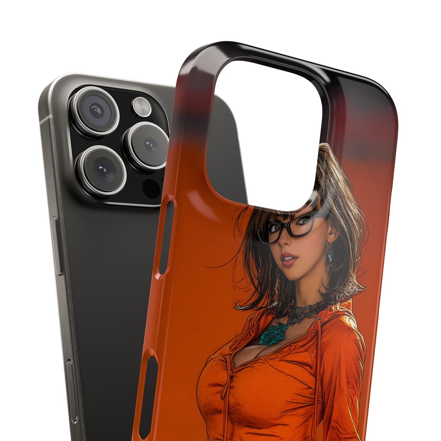 Velma Dinkley Cleveland Browns Fan Snap Cases, Phone Cover, Cartoon Style Art, Custom Case, Protective Shell