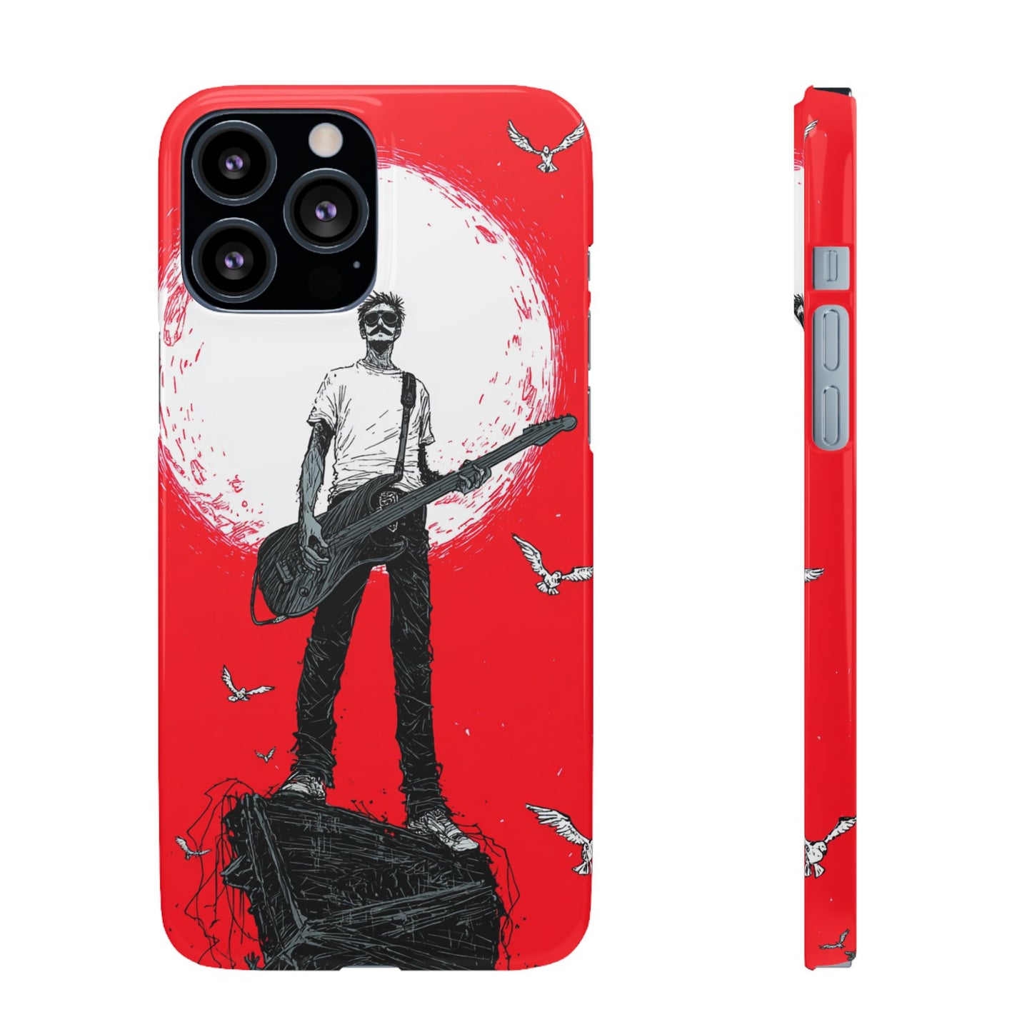 Rock & Roll Snap Cases - Music Lover's Phone Protection, Edgy Art, Gift for Guitarists, Cool Accessory for Teens