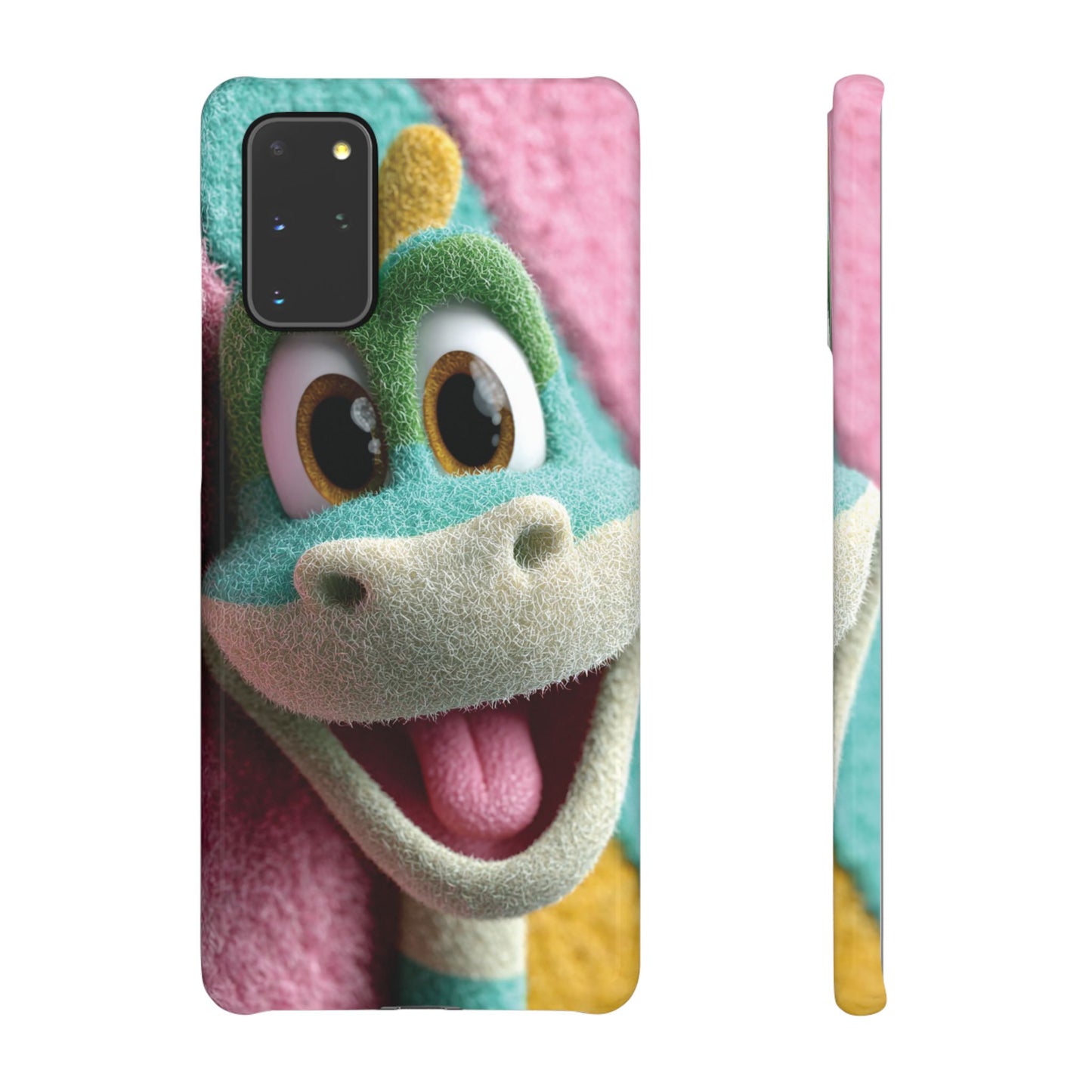Fun Dino Snap Case for Kids | Cute Phone Cover | Colorful Mobile Accessory | Birthday Gift | Child's Tech Style