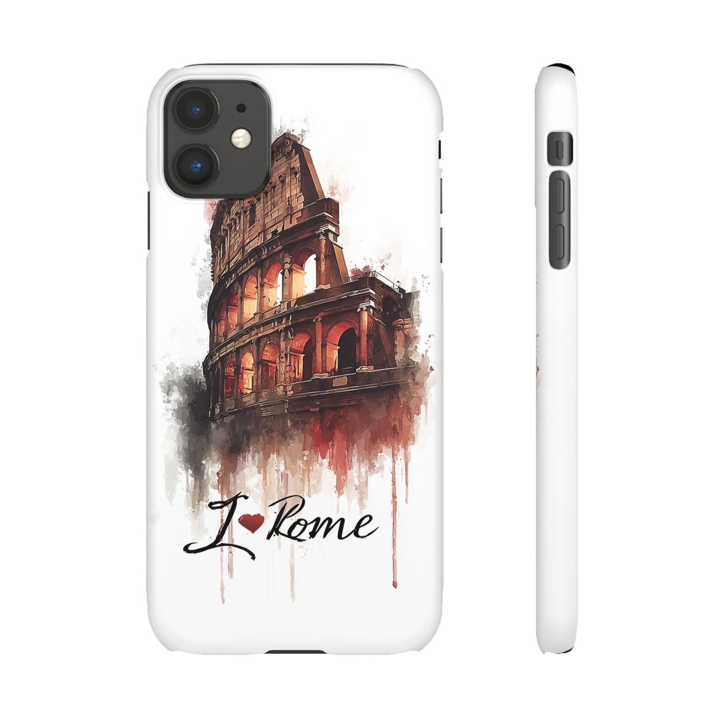 I Love Rome Snap Cases, Urban Phone Covers, Travel Accessories, Gift for Travelers, City Love Merch