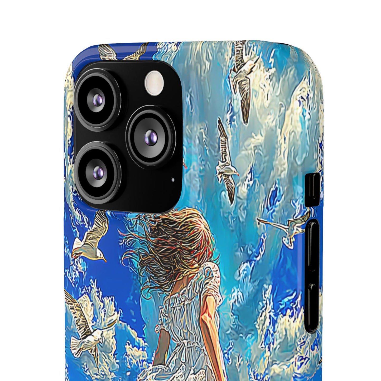 Dreamy Seaside Snap Case, Ocean Waves Phone Cover, Summer Vibe Gift, Cute Aesthetic Accessory, Beach Lover Case