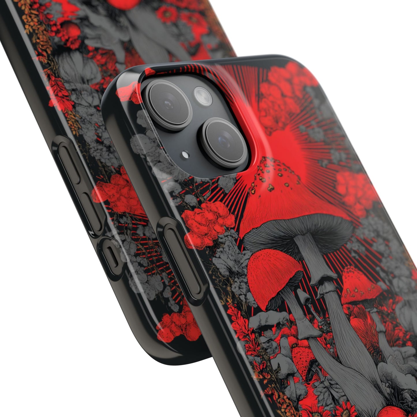 Fantasy Mushroom Snap Case Custom Phone Cover for iPhone and Samsung Mate and Glossy Avvialable