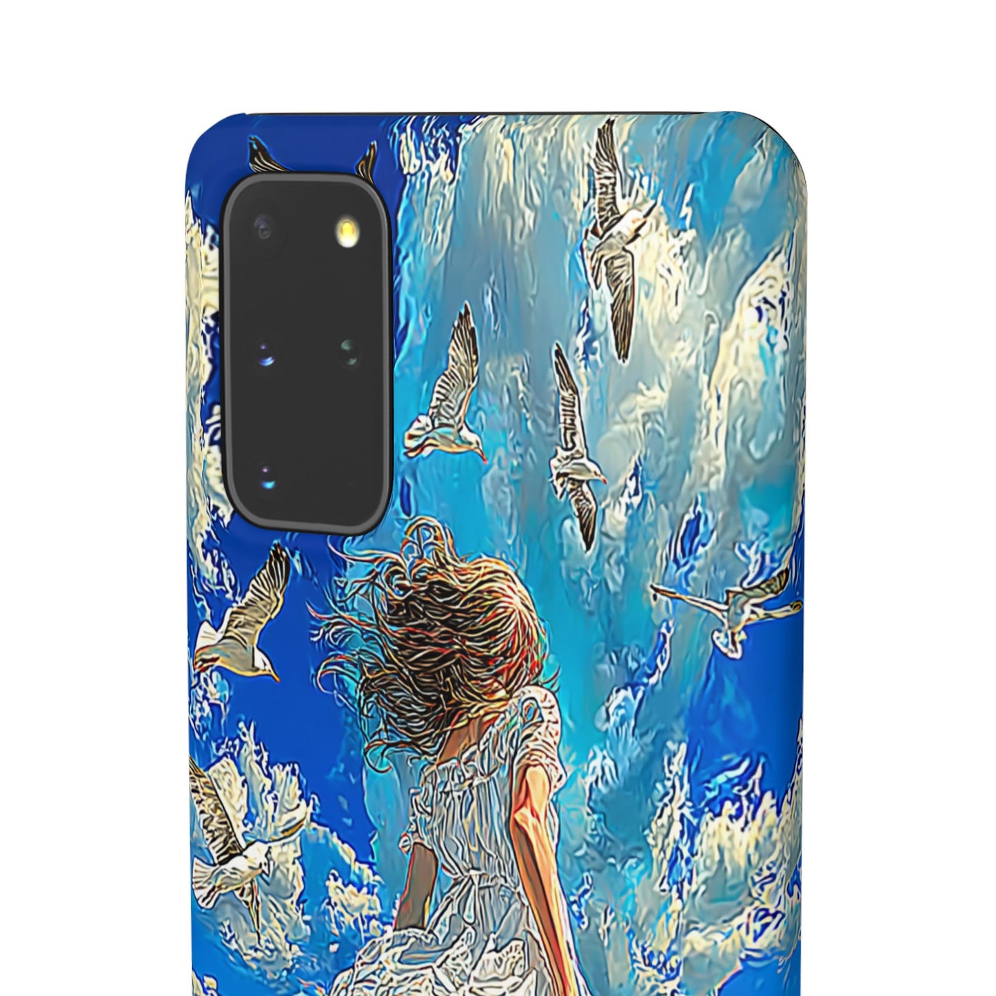 Dreamy Seaside Snap Case, Ocean Waves Phone Cover, Summer Vibe Gift, Cute Aesthetic Accessory, Beach Lover Case