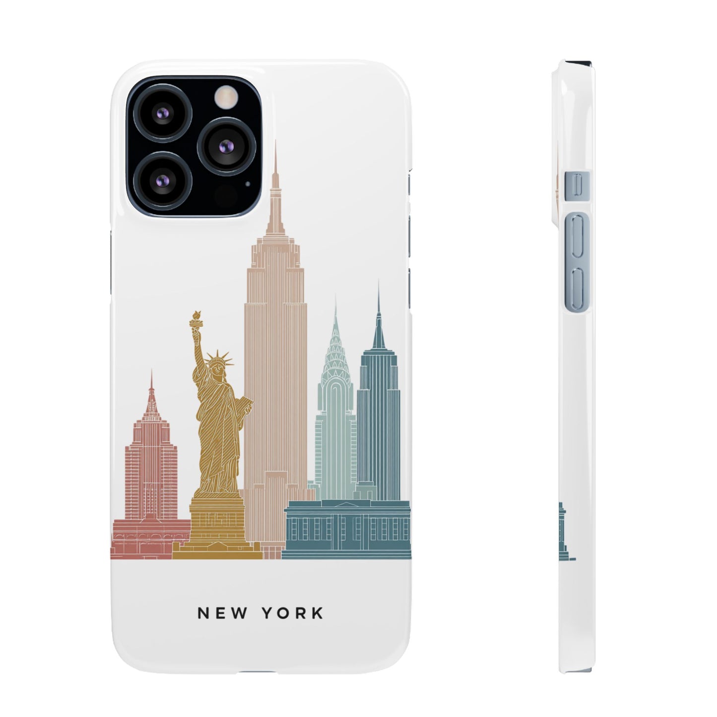 Stylish New York Snap Case, Urban Phone Cover, Cityscape Phone Case, Gift for Travelers, Trendy Protective Case