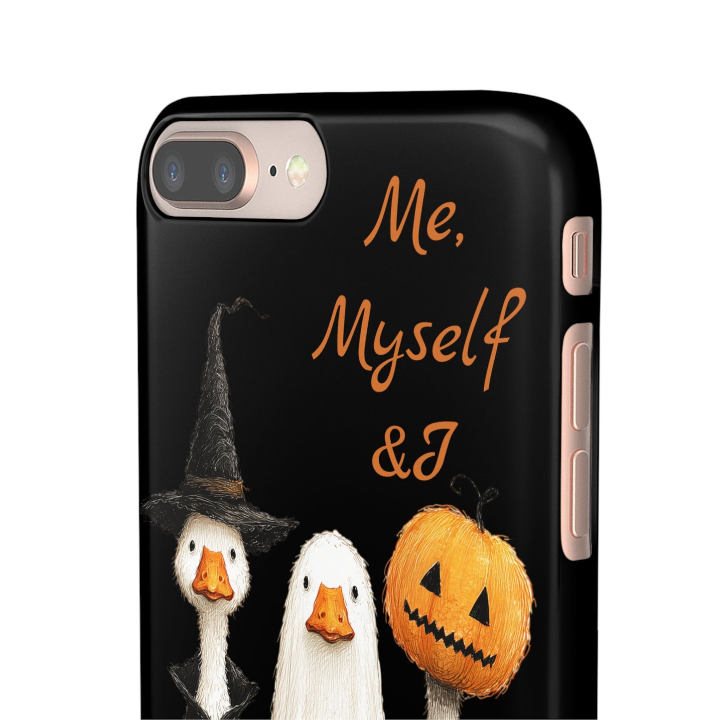 Halloween Goose Snap Case, Funny Goose Phone Case, Fall Accessories, Cute Halloween Gift, Me Myself & I Design