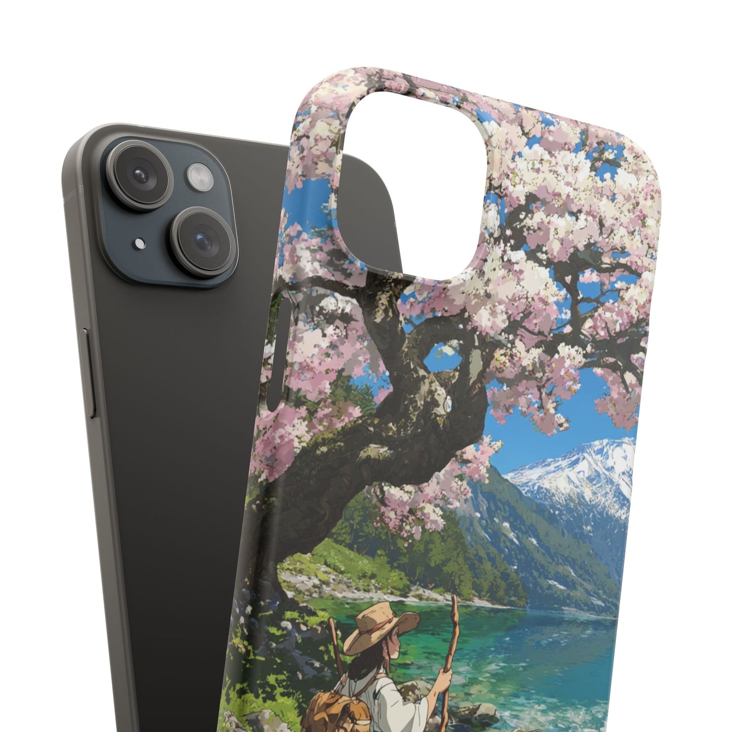 Nature-Inspired Snap Cases for Phone Protection, Floral Phone Covers, Cherry Blossom Aesthetic, Gifts for Nature Lovers, Spring Accessories
