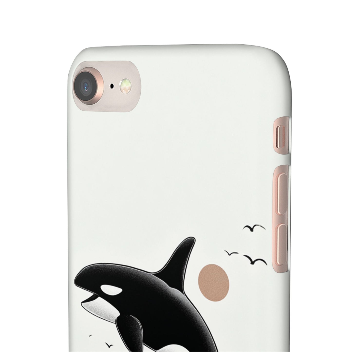 Whale Splash Phone Case | Ocean Lover Gift, Marine Art, Snap Cases, Cute Whale Design, Custom Phone Accessories