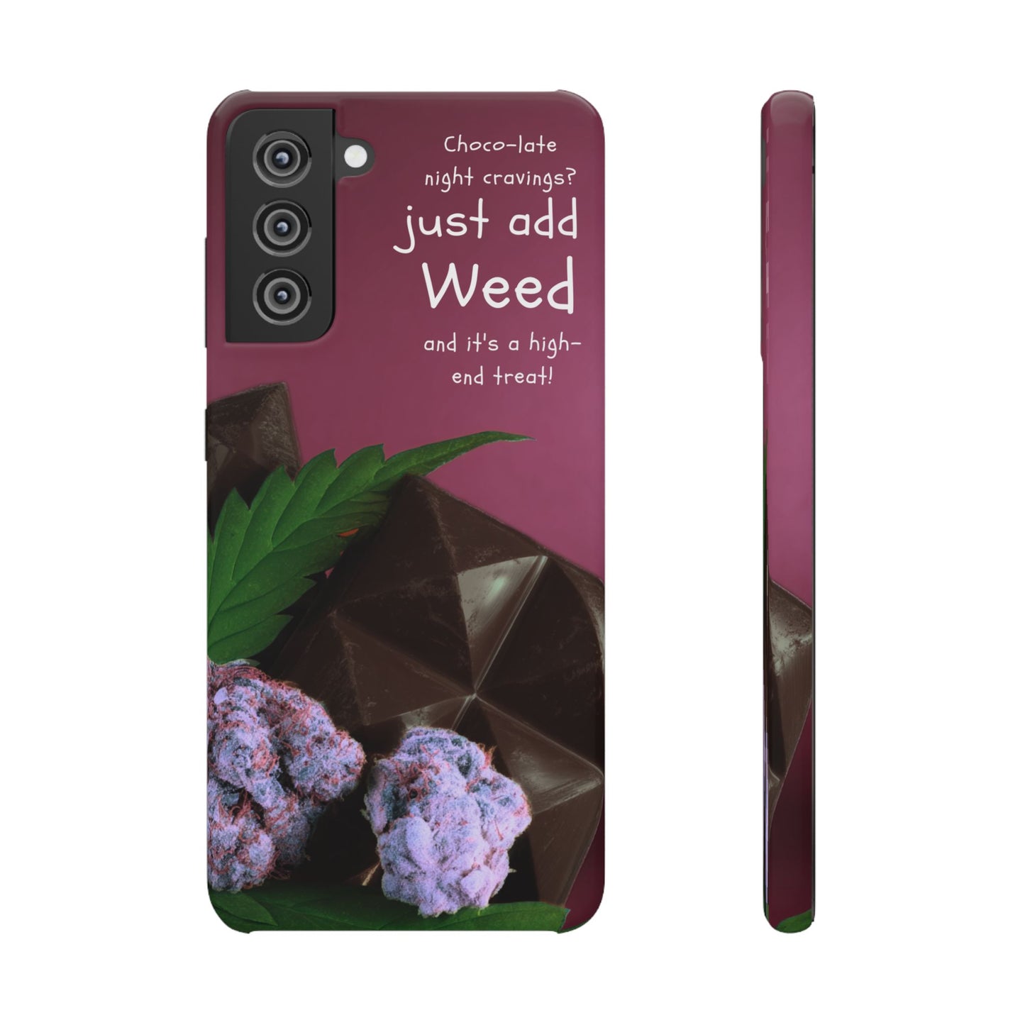 High-End Treat Snap Cases for Weed Enthusiasts Iphone and Samsung Phone Cover