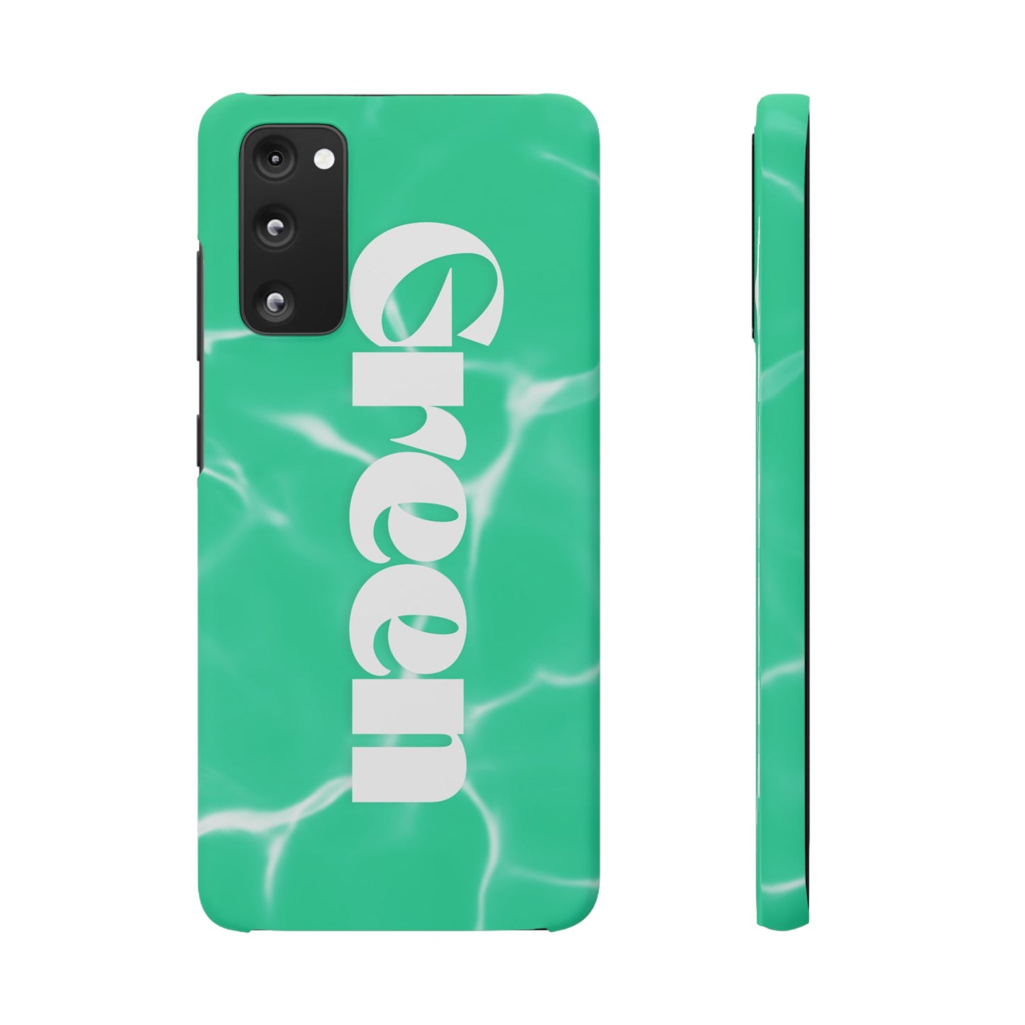 Aqua Pool Vibe Snap Case, Tropical Phone Cover, Summer Accessory, Trendy Gift for Friends, Beach Lover's Essential