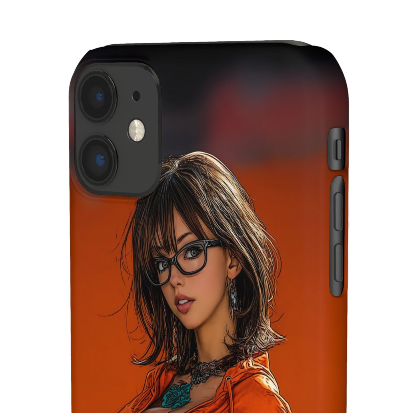 Velma Dinkley Cleveland Browns Fan Snap Cases, Phone Cover, Cartoon Style Art, Custom Case, Protective Shell