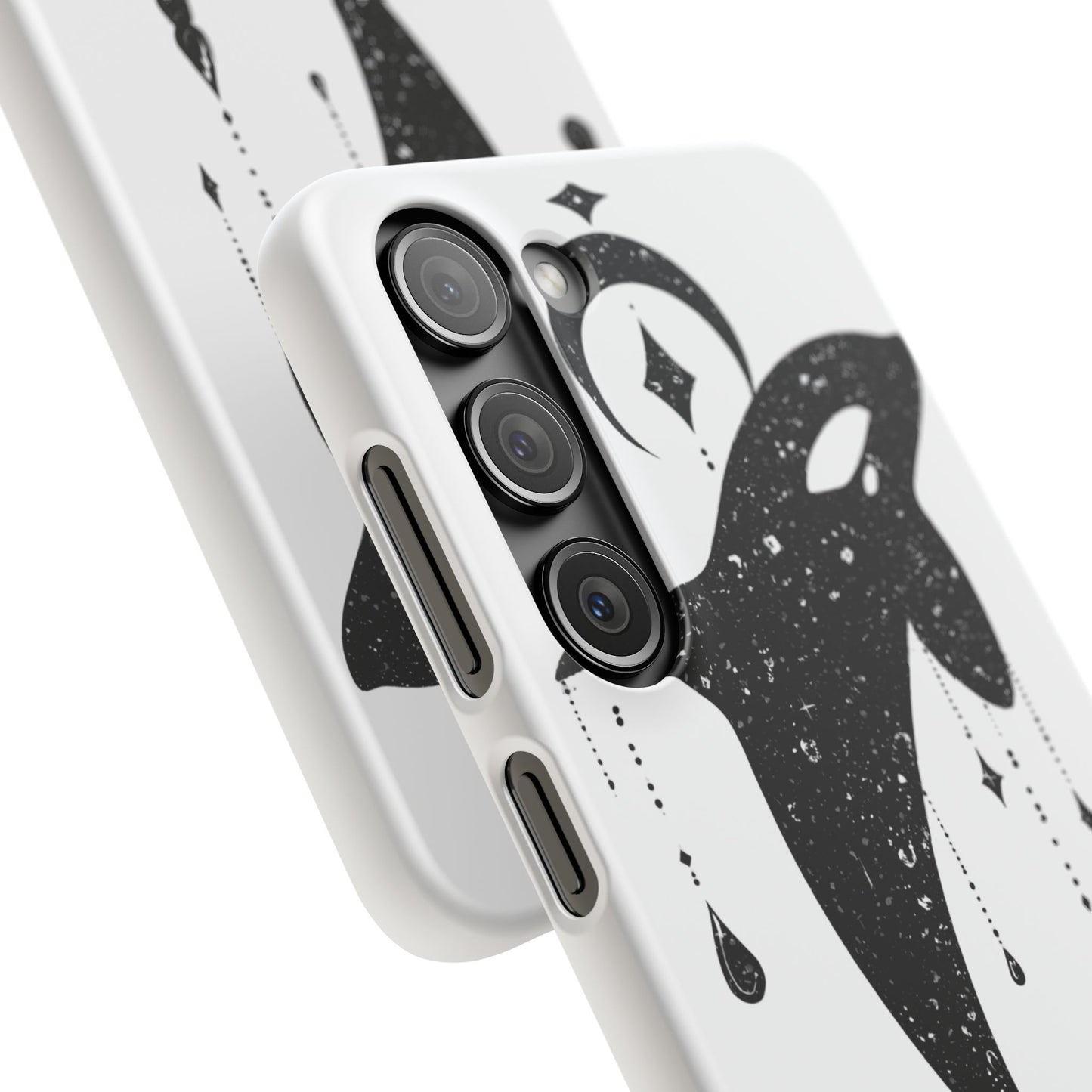 Celestial Orca Snap Case | Phone Cover, Whale Lover Gift, Cosmic Decor, Unique Art, Ocean Vibe
