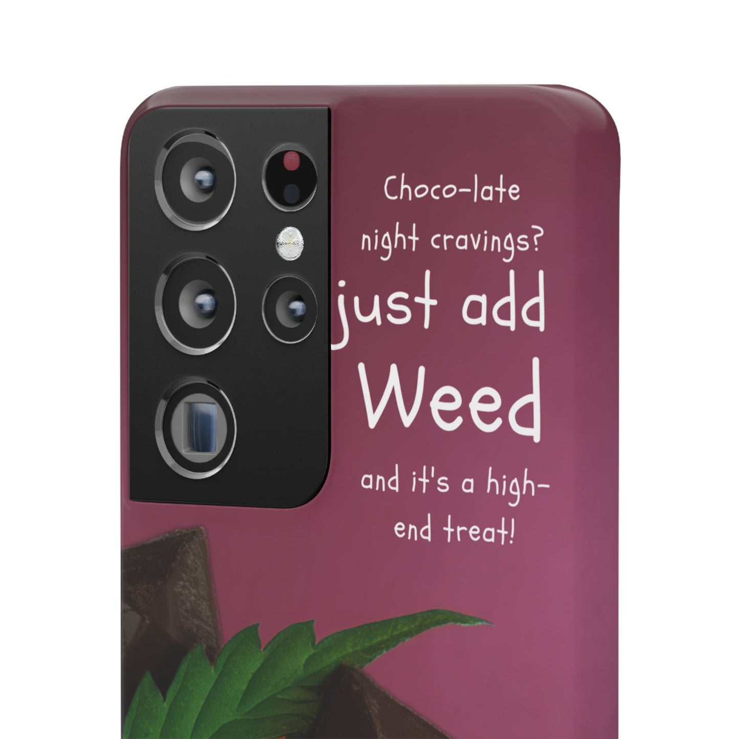 High-End Treat Snap Cases for Weed Enthusiasts Iphone and Samsung Phone Cover