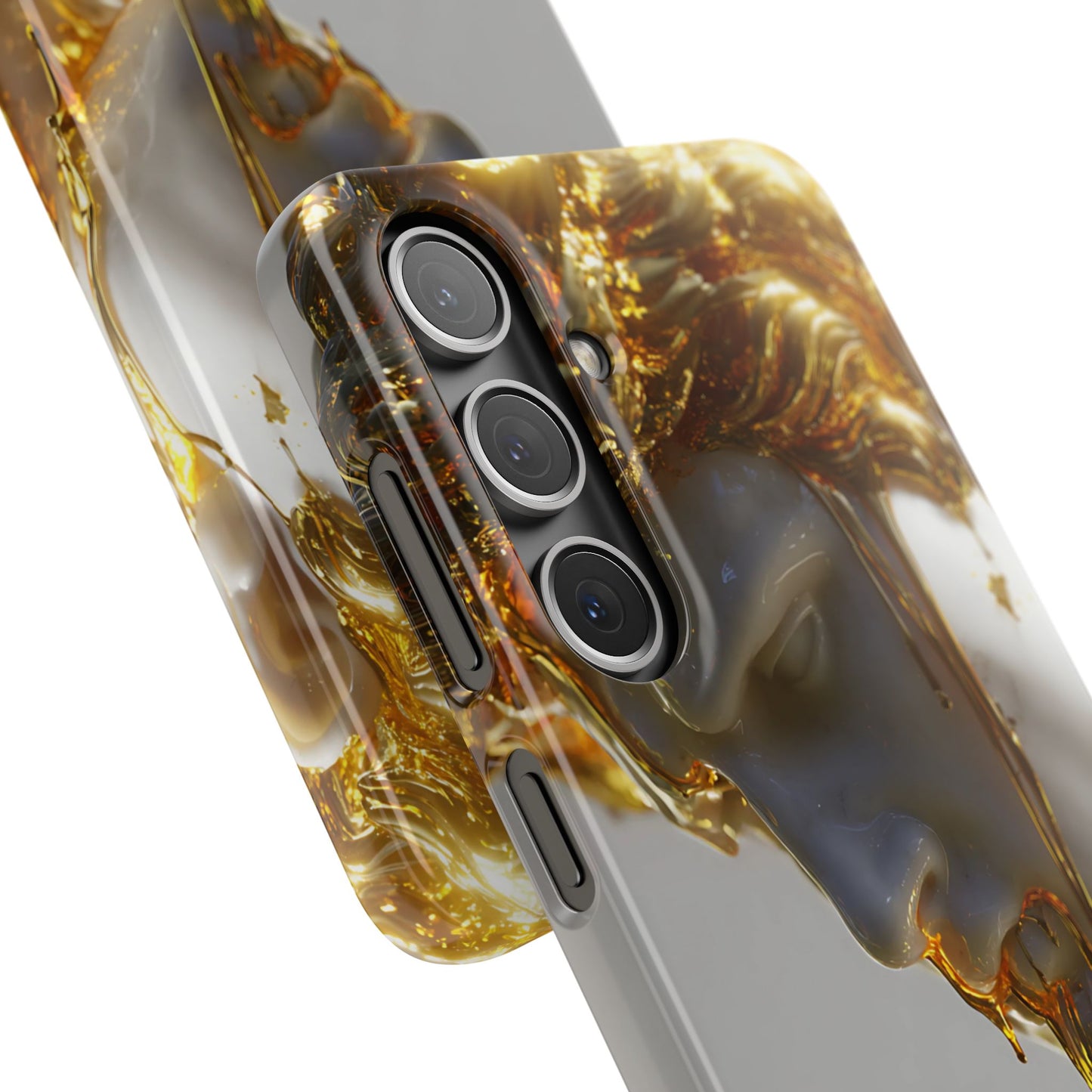 Gold Goddess Art Snap Case, Artistic Phone Cover, Unique Phone Accessory, Gift for Art Lovers, Stylish Protection