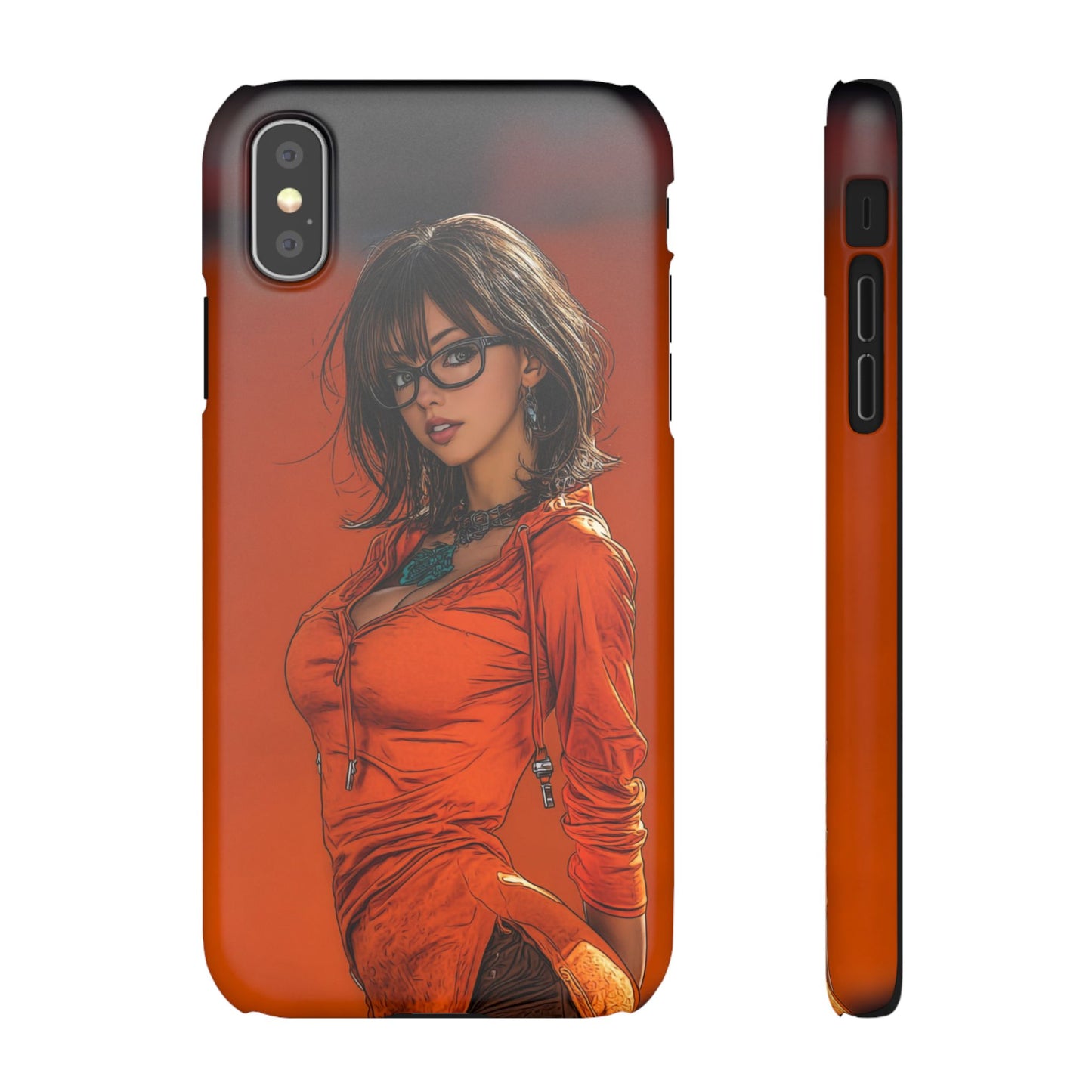 Velma Dinkley Cleveland Browns Fan Snap Cases, Phone Cover, Cartoon Style Art, Custom Case, Protective Shell