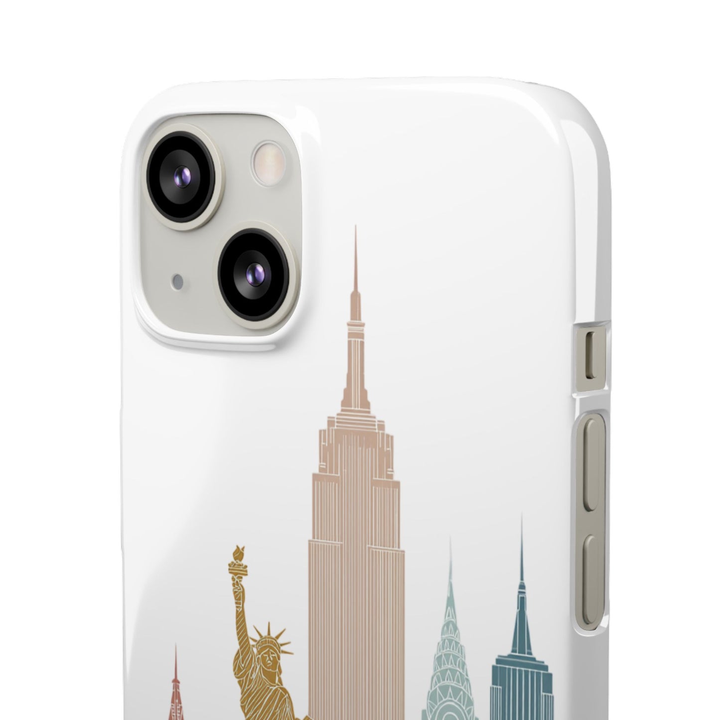 Stylish New York Snap Case, Urban Phone Cover, Cityscape Phone Case, Gift for Travelers, Trendy Protective Case