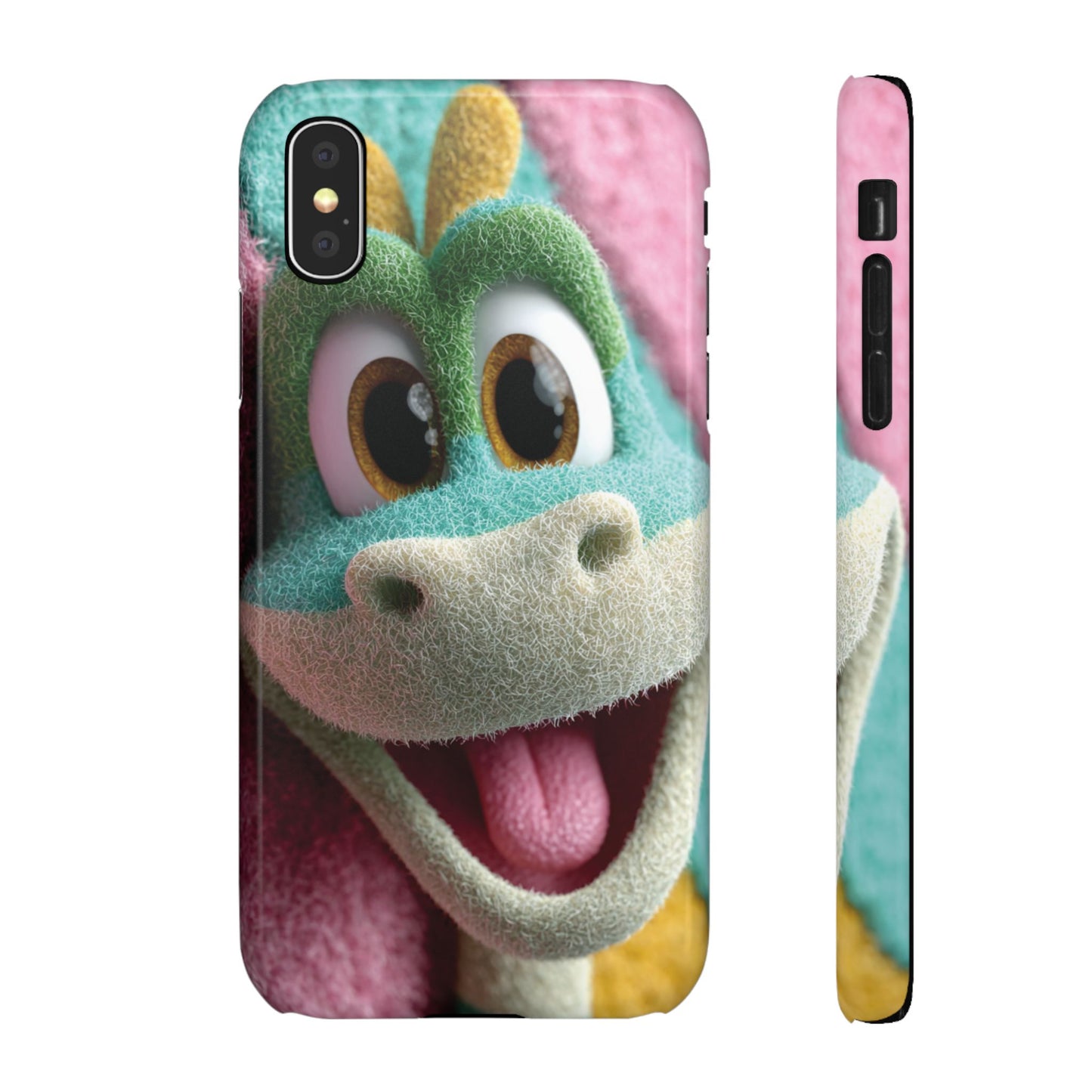 Fun Dino Snap Case for Kids | Cute Phone Cover | Colorful Mobile Accessory | Birthday Gift | Child's Tech Style