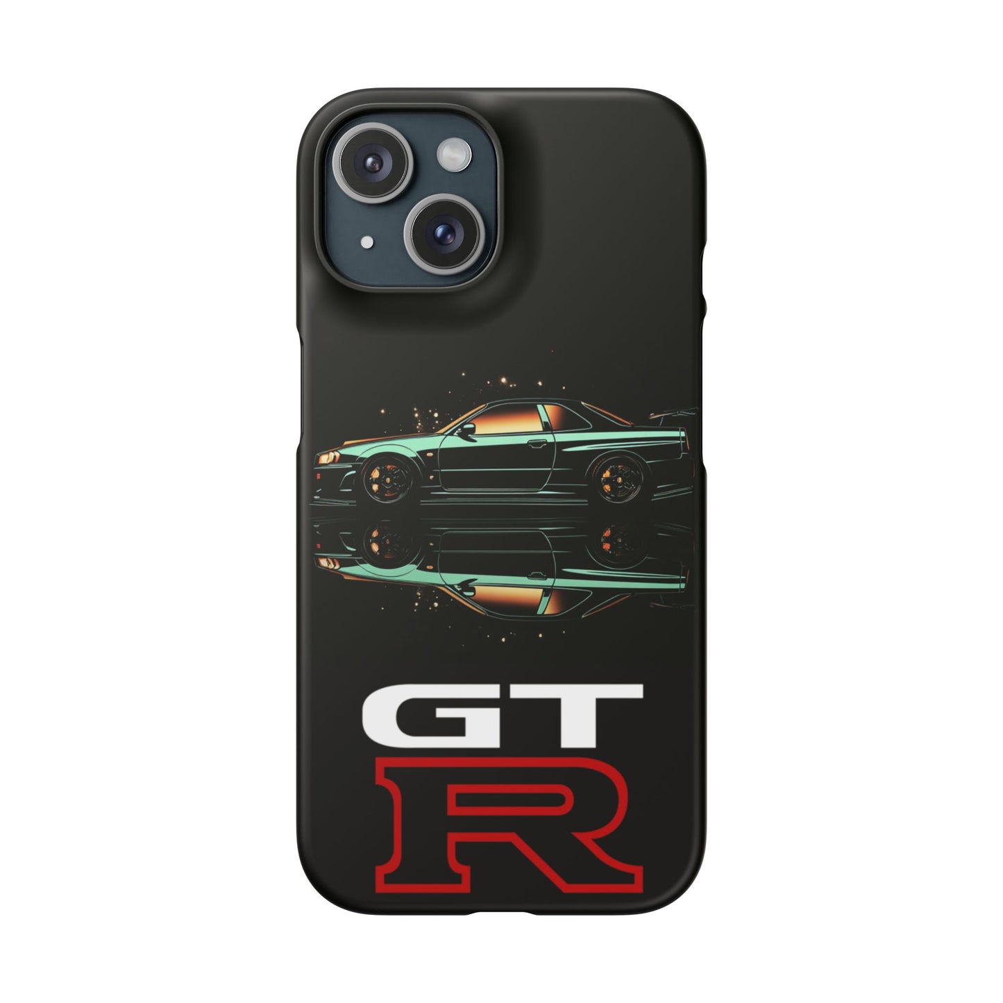 Green Skyleine R34 GTR Art Snap Case and Protective Phone Cover For iPhone and Samsung