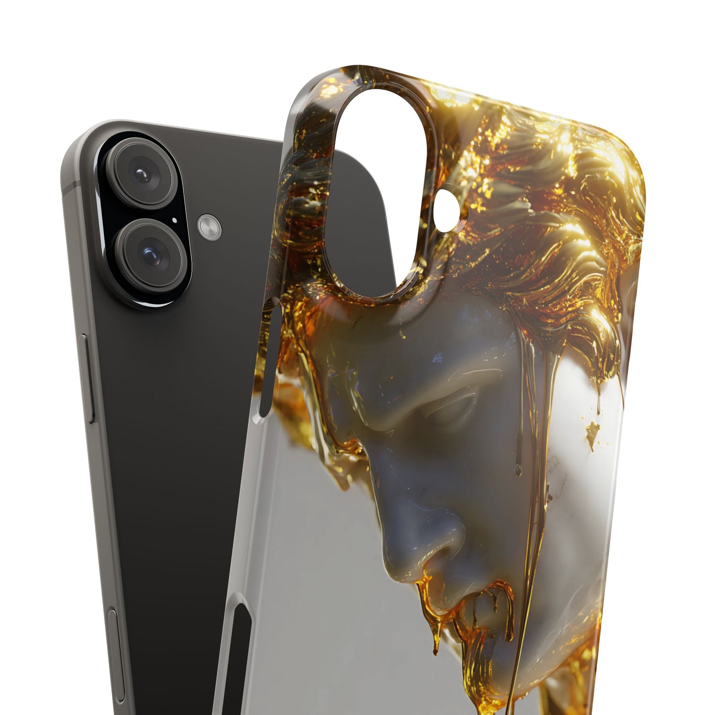 Gold Goddess Art Snap Case, Artistic Phone Cover, Unique Phone Accessory, Gift for Art Lovers, Stylish Protection